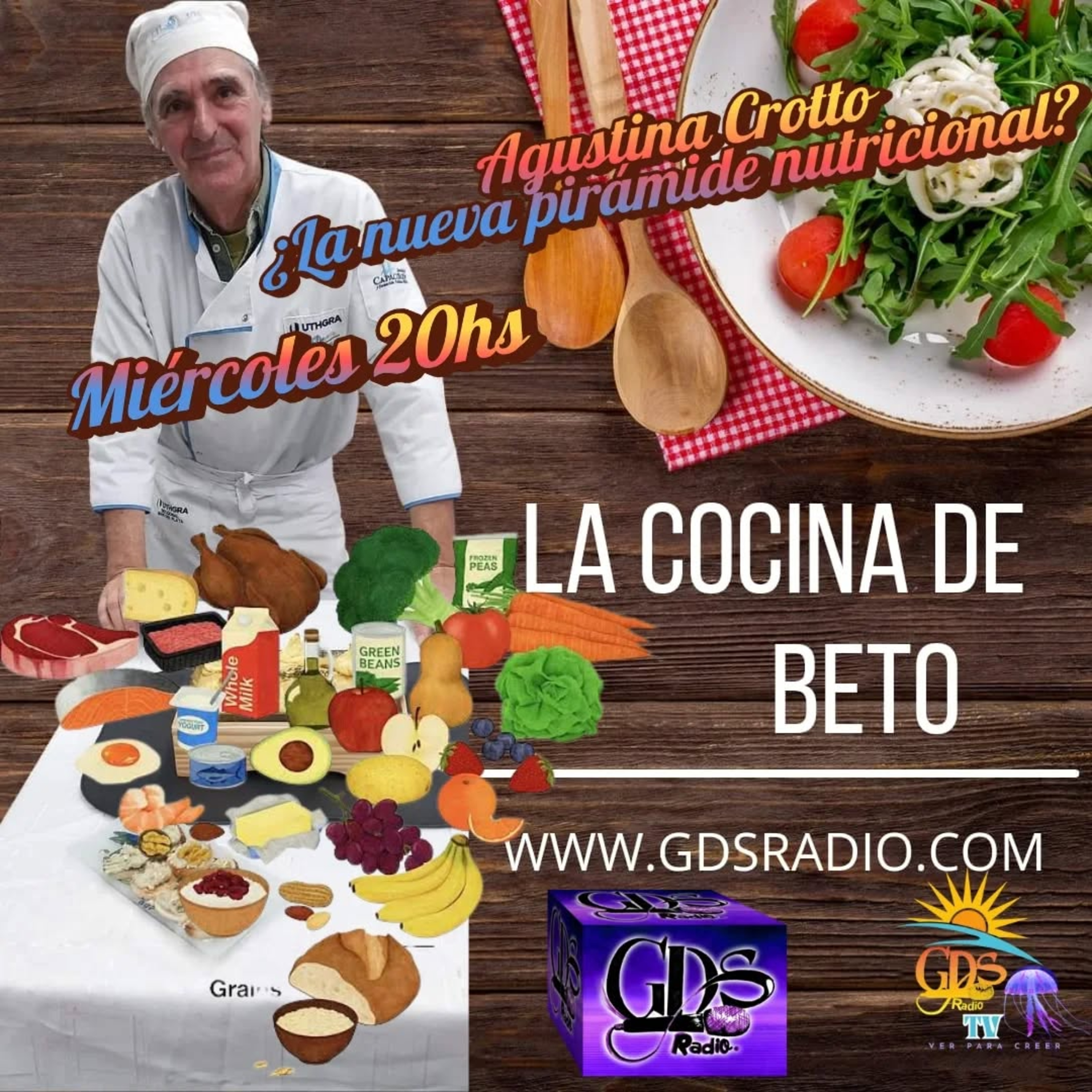 La cocina de Beto. Hoy; La nueva pirámide nutricional. 21 de enero de 2026 episode artwork