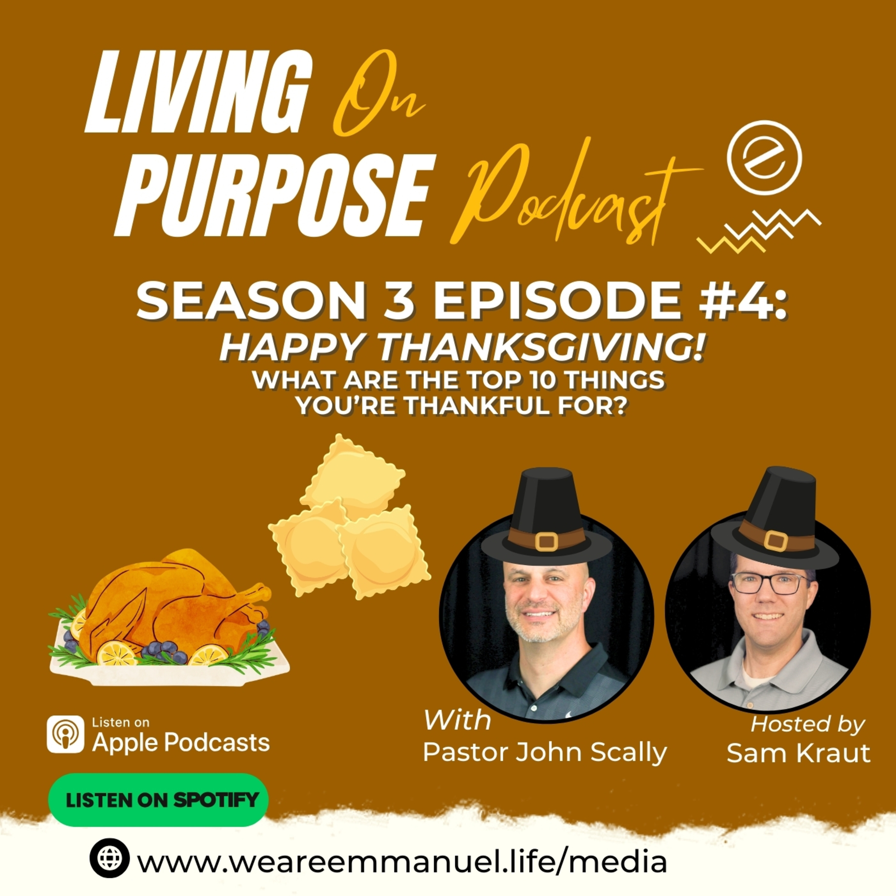 S3:Ep4 - HAPPY THANKSGIVING - Top 10 things we're thankful for.