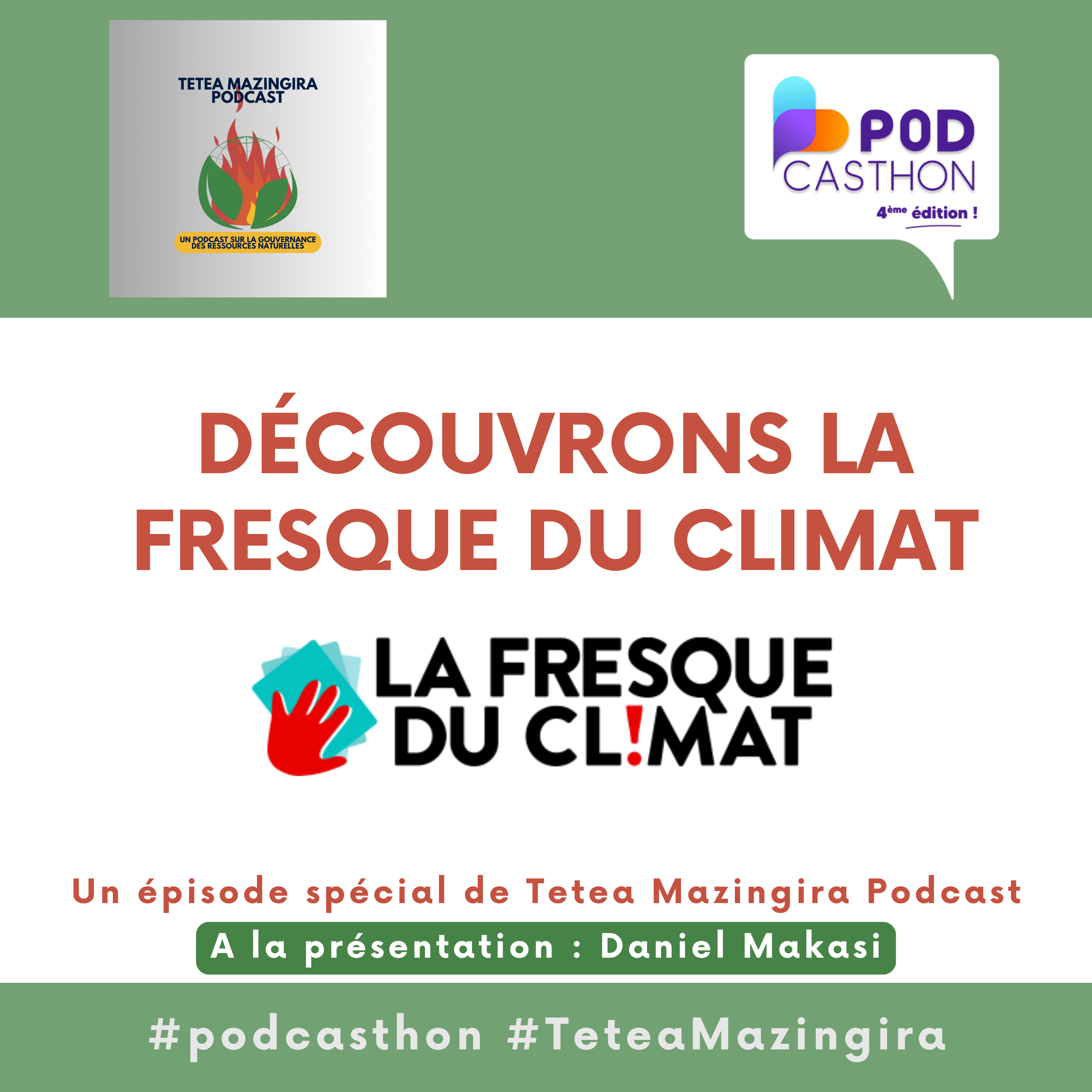 84. La Fresque du climat – Un jeu pour alerte et sensibiliser sur le climat -Tetea Mazingira Podcast