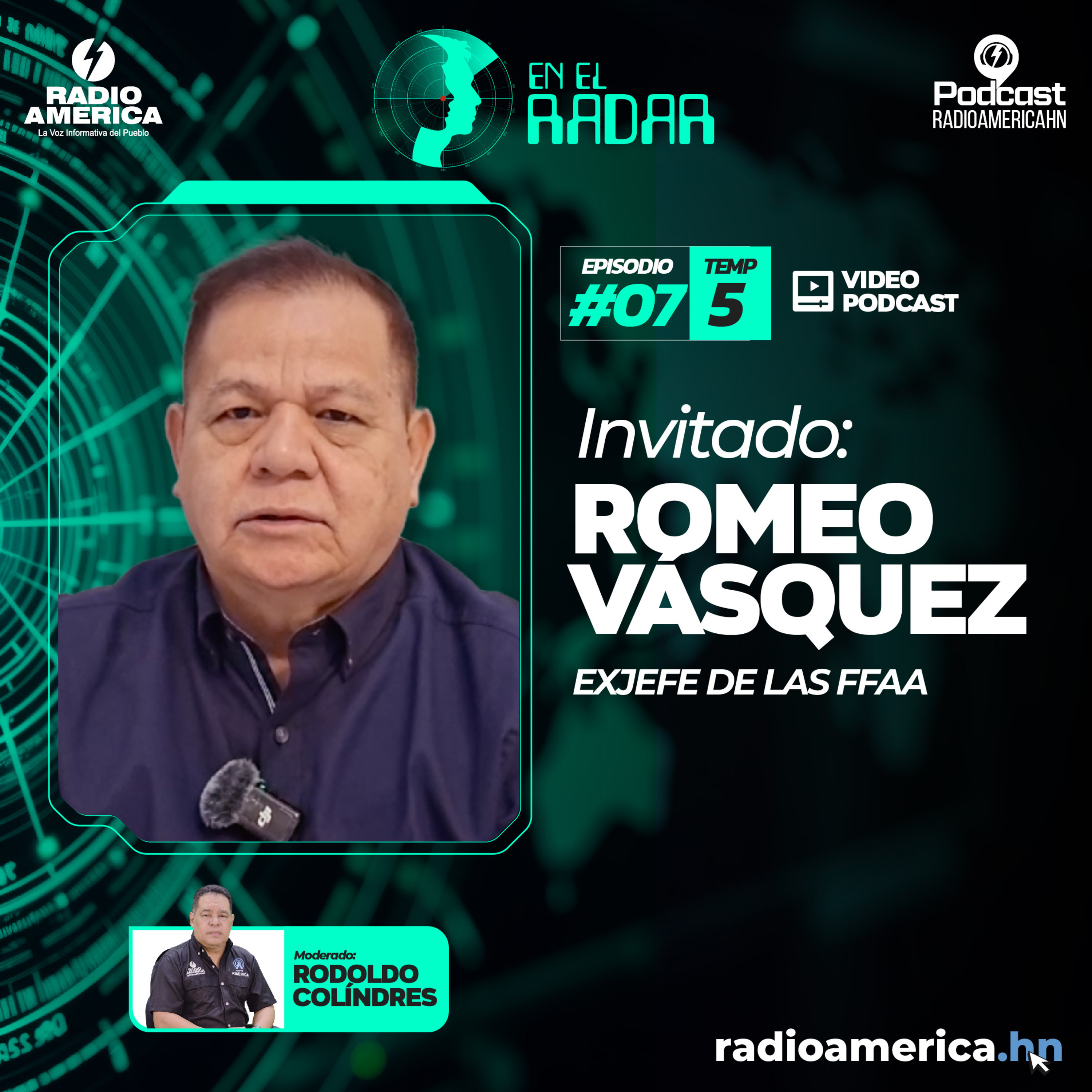 Video Episodio #07 | T5 En el Radar con el General Romeo Vásquez, exjefe de las FFAA