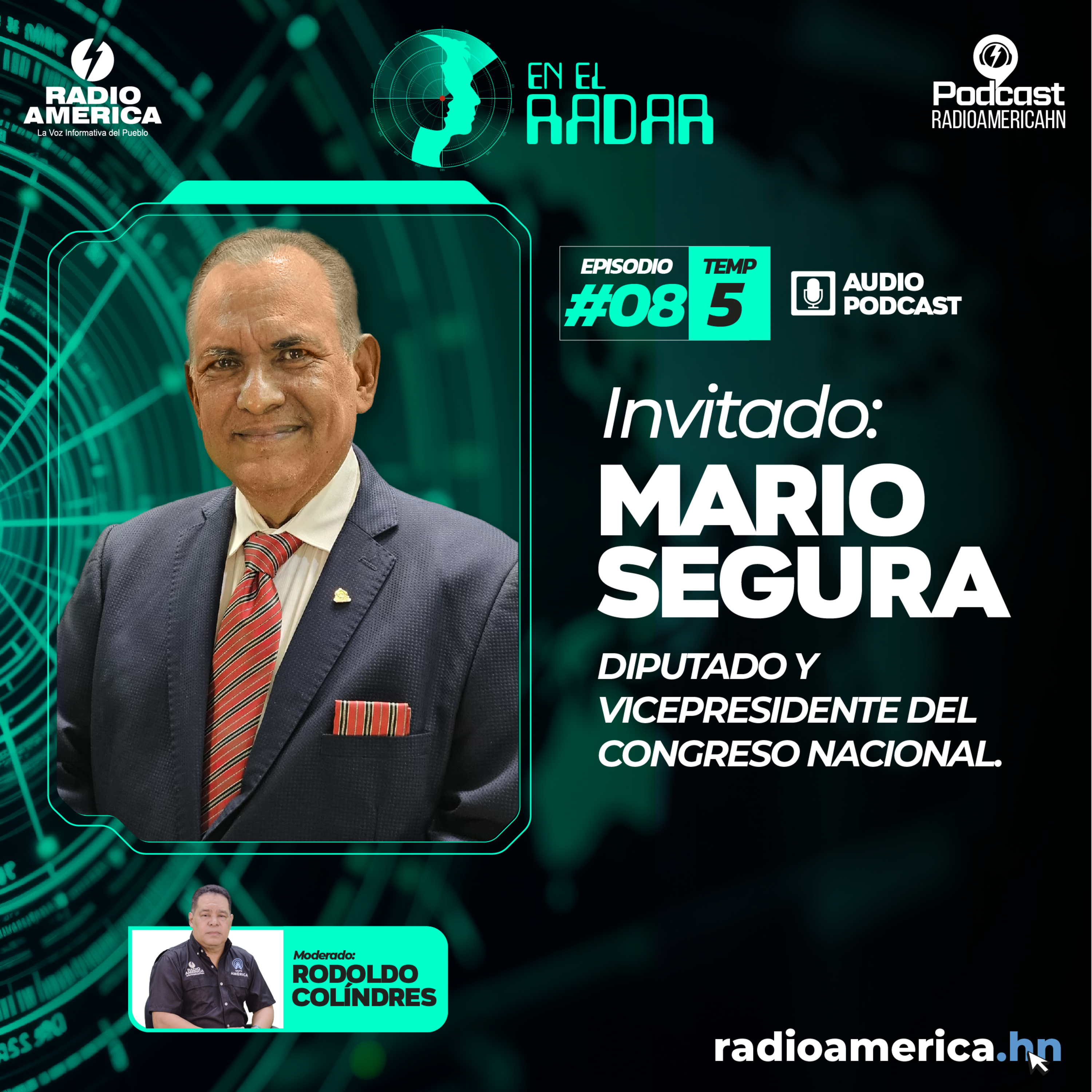Episodio #08 | T5 En el Radar con el Diputado Mario Segura, vicepresidente del Congreso Nacional.