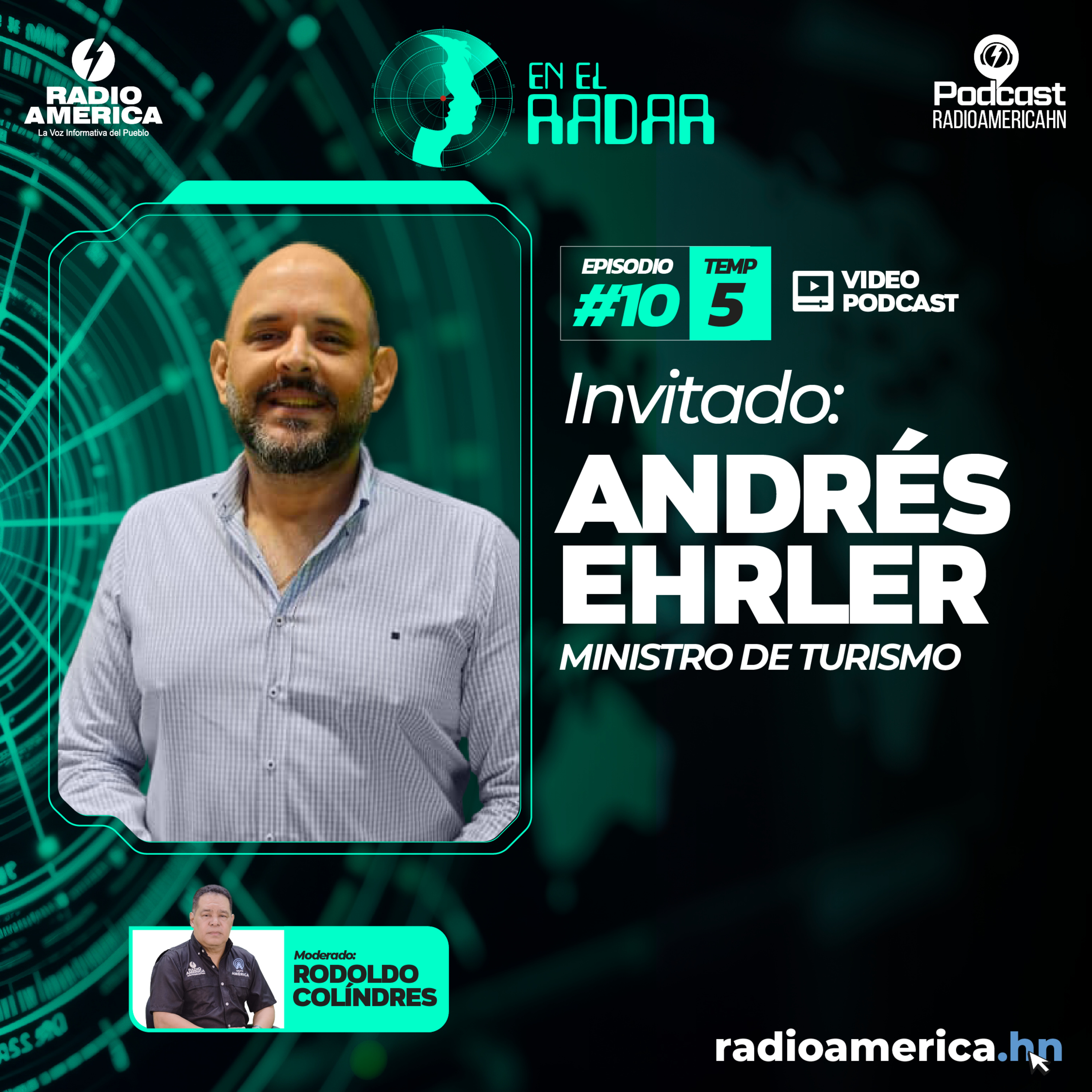 Video Episodio #10| T5 En el Radar con Andrés Ehrler, ministro de turismo.