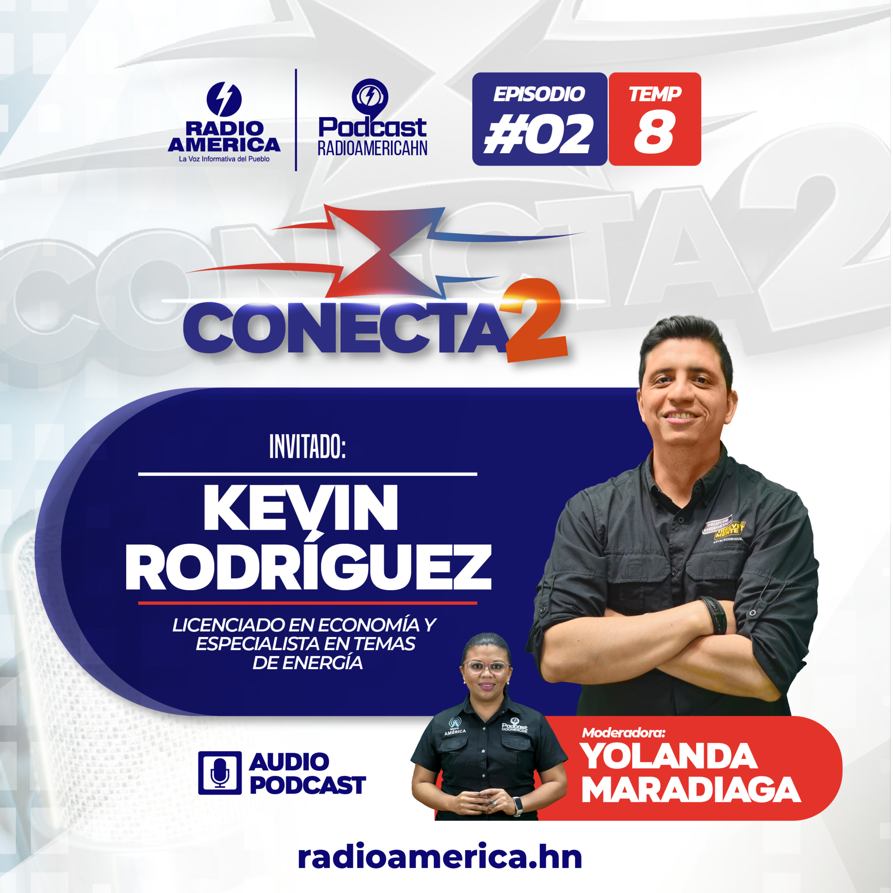Episodio #02 |T8 Conecta2 con Kevin Rodríguez, Licenciado en economía y especialista en temas de energía.