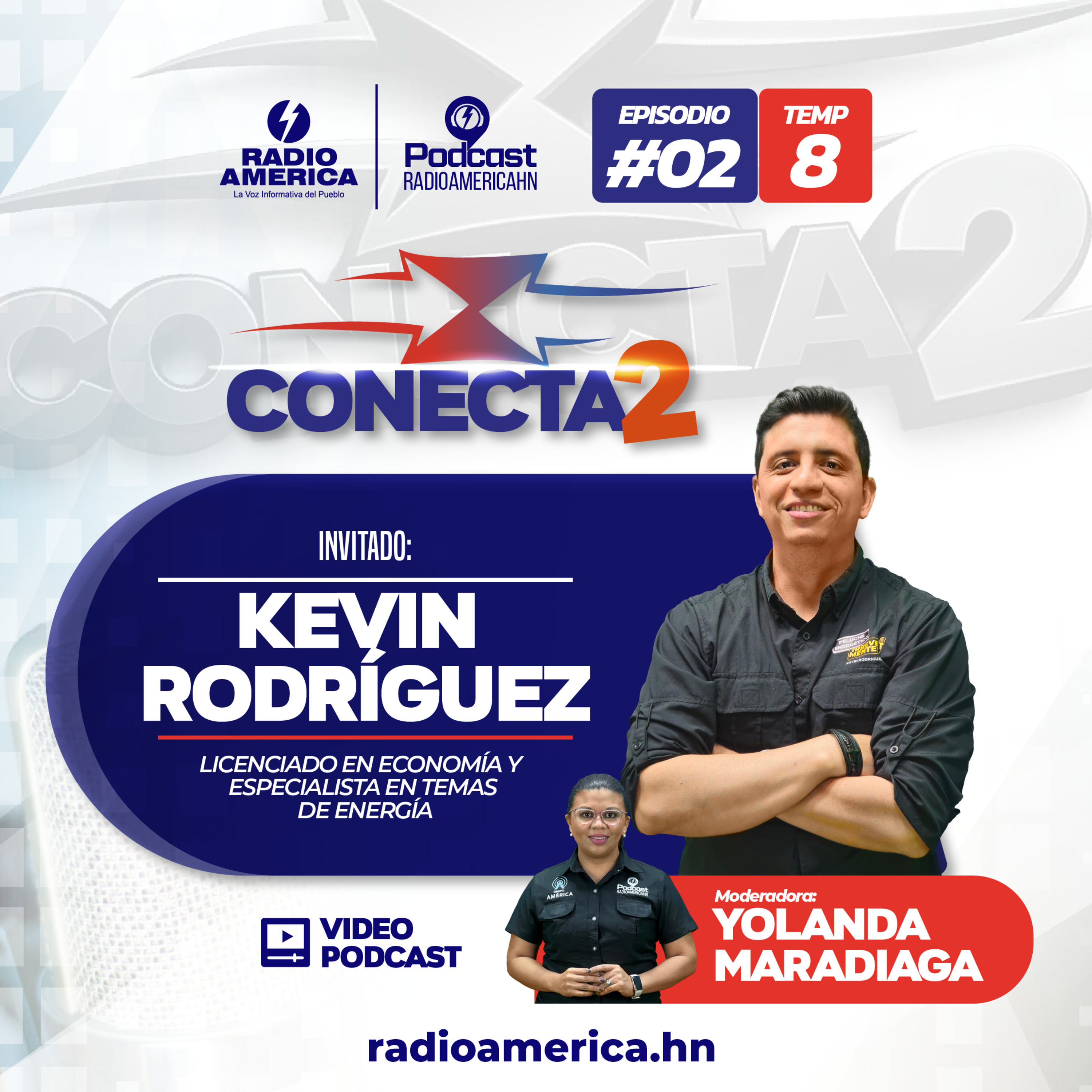 Video Episodio #02 |T8 Conecta2 con Kevin Rodríguez, Licenciado en economía y especialista en temas de energía.
