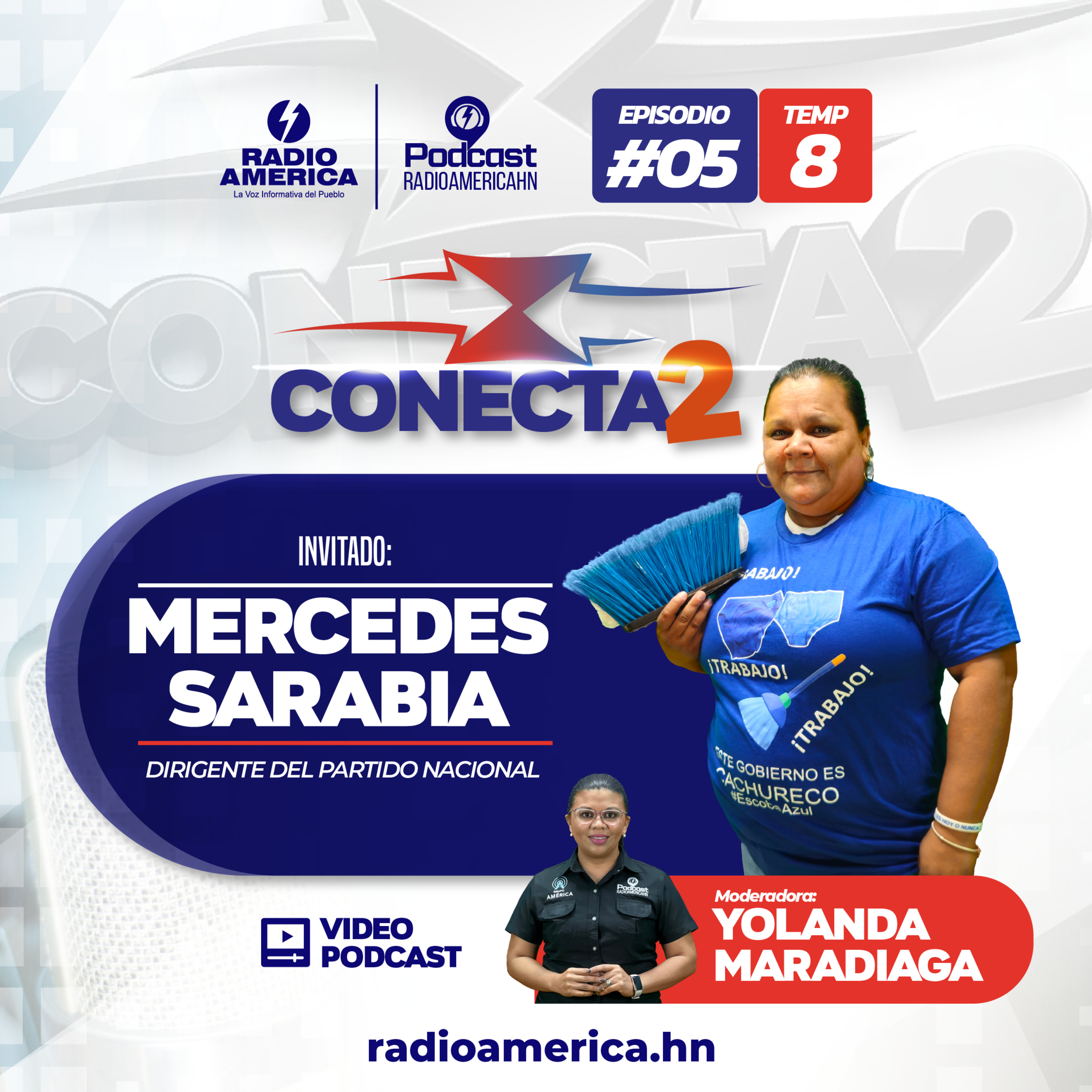 Video Episodio #05 |T8 Conecta2 con Mercedes Sarabia dirigente del Partido Nacional