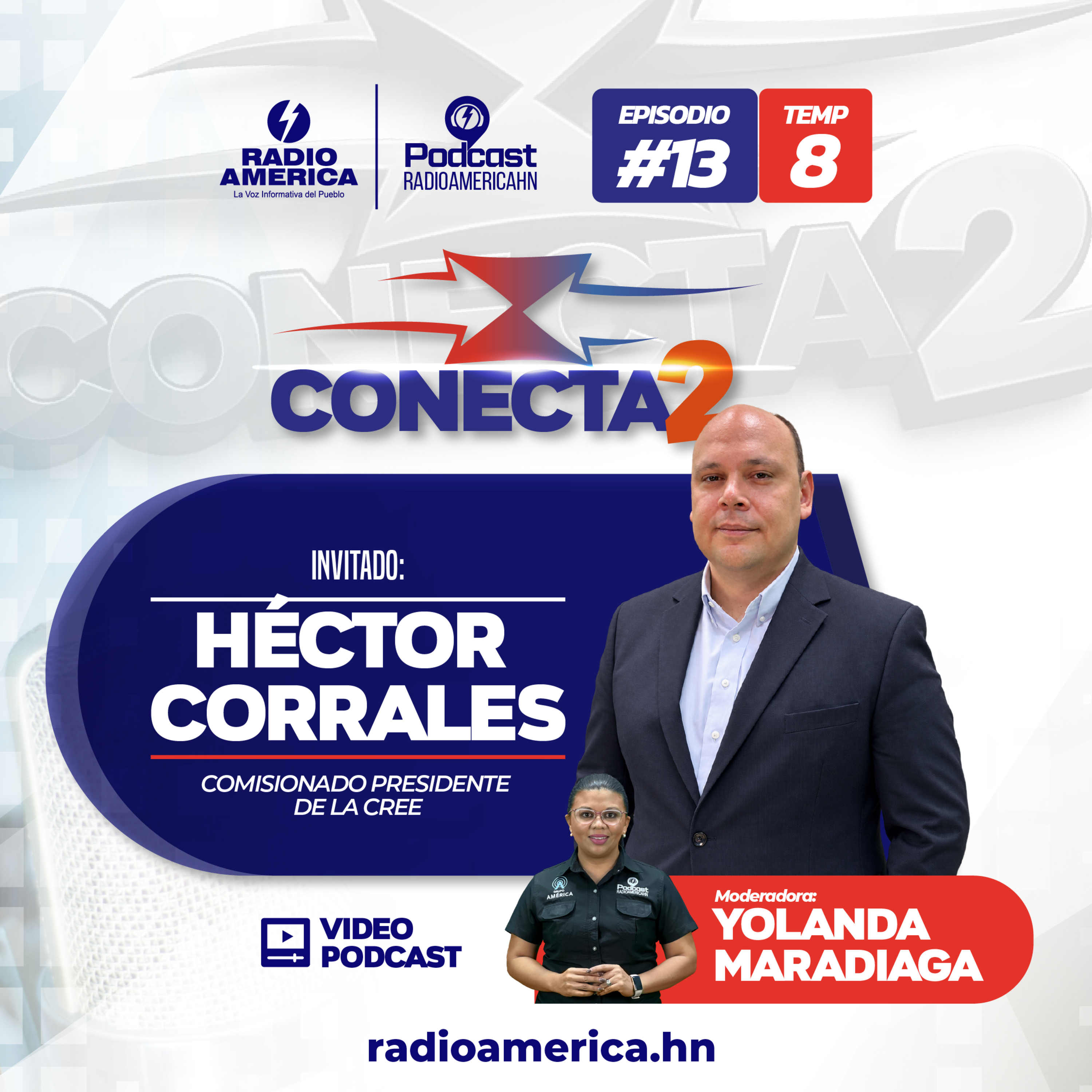 Video Episodio #13 |T8 Conecta2 con Héctor Corrales Comisionado Presidente de la Comisión Reguladora de Energía Eléctrica CREE