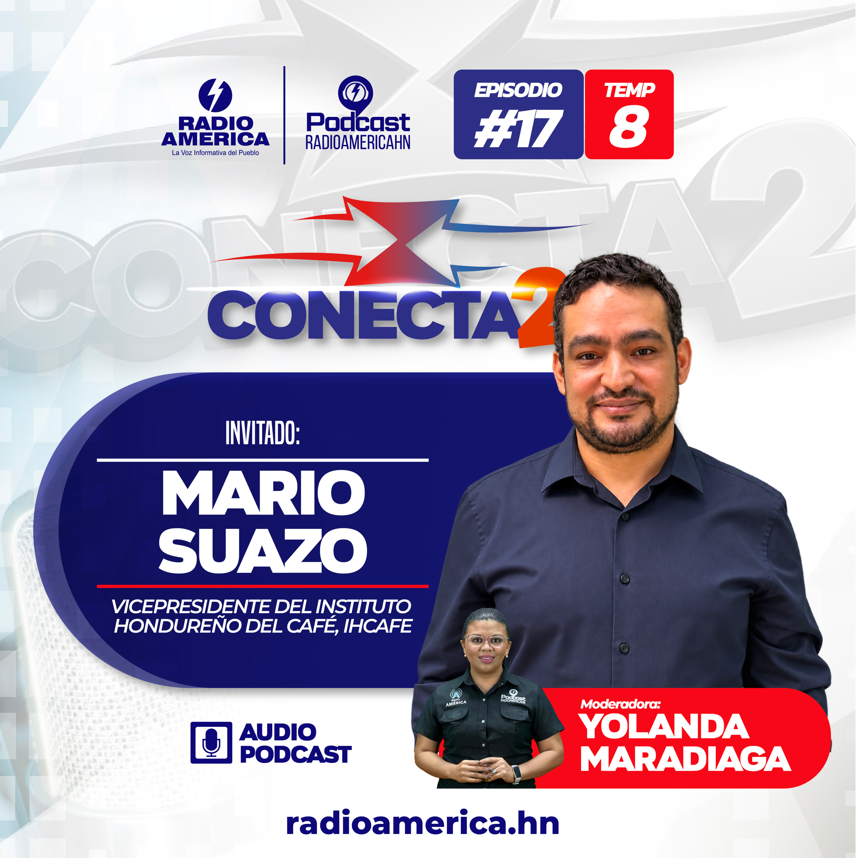 Video Episodio #17 |T8 Conecta2 con Mario Suazo, Vicepresidente del Instituto Hondureño del Café, IHCAFE.