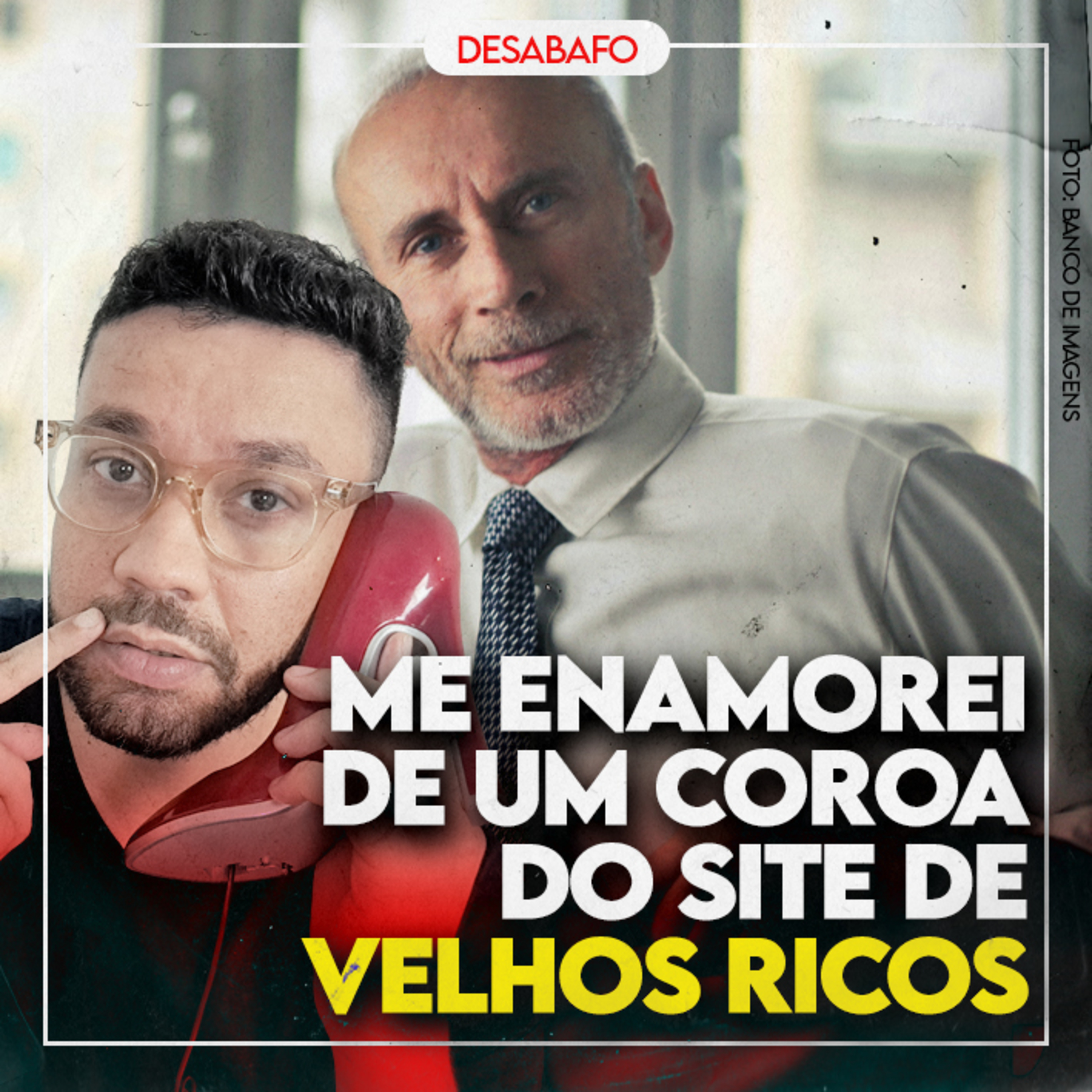 Me ENAMOREI de um COROA do site de VELHOS RICOS