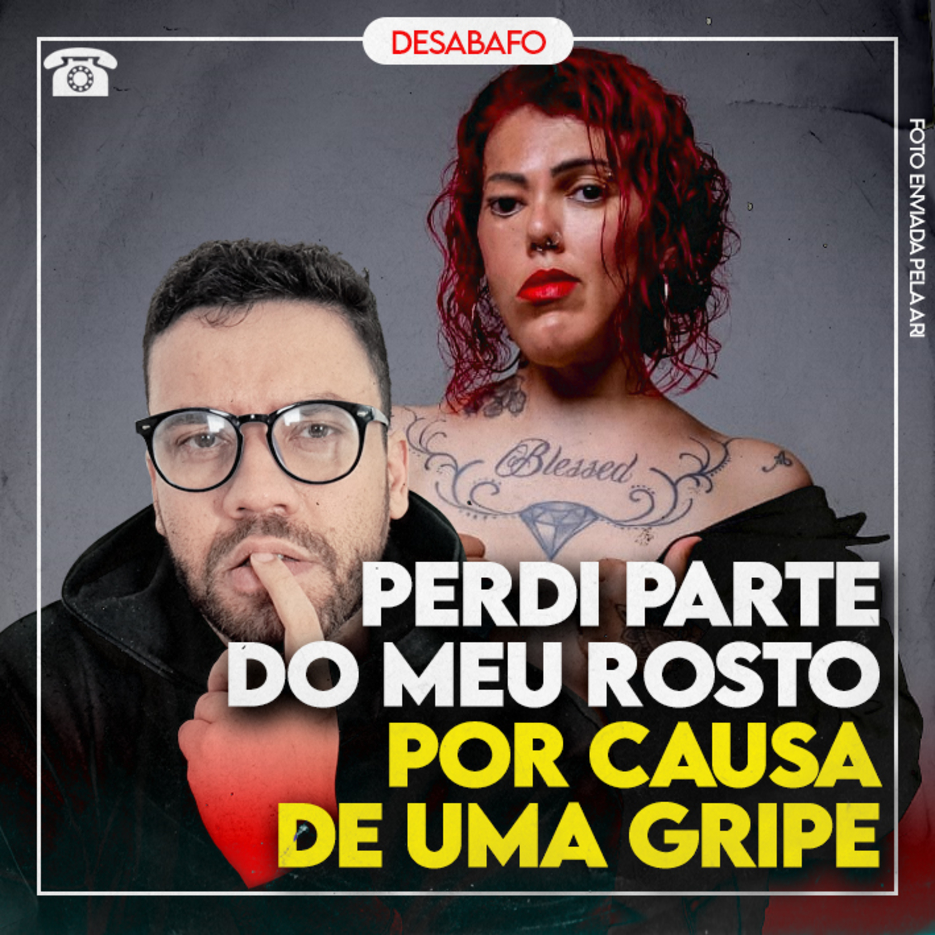 PERDI parte do meu ROSTO por causa de uma GRIPE