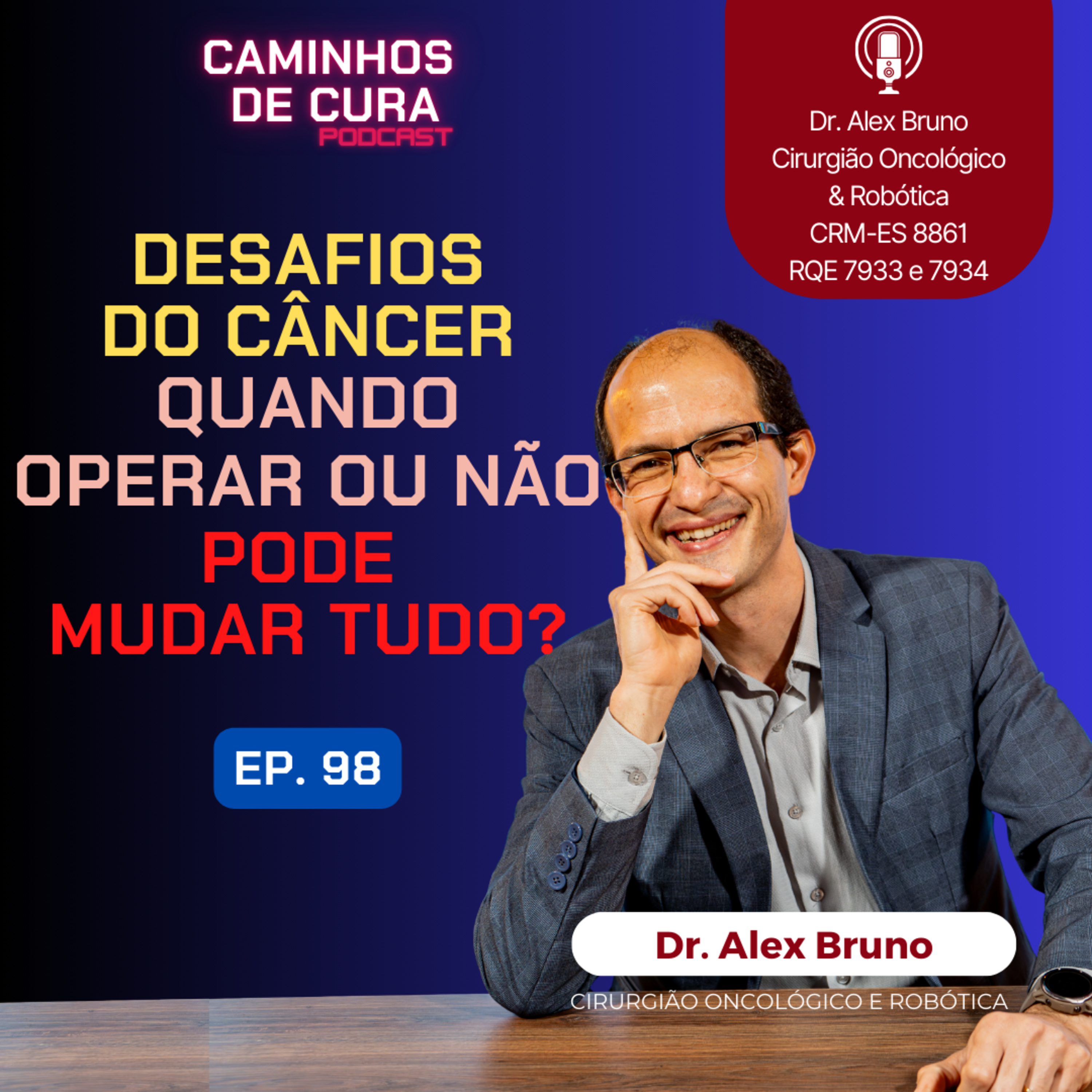 Desafios do Câncer: Quando Operar ou Não Pode Fazer Toda a Diferença? episode artwork