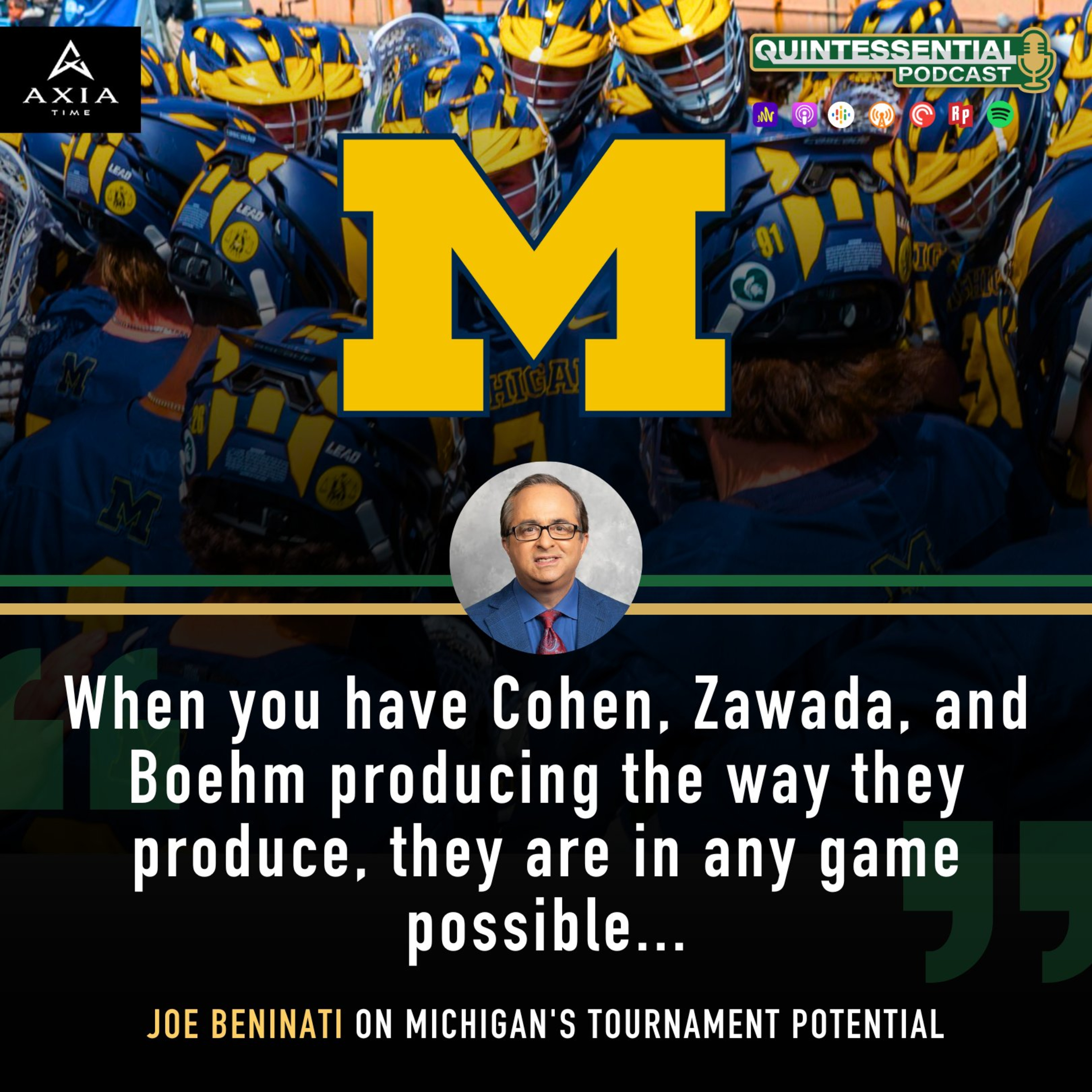 Quintessential Lacrosse: Joe Beninati discusses NCAA Tournament, NHL Playoffs, Athletes Unlimited episode artwork