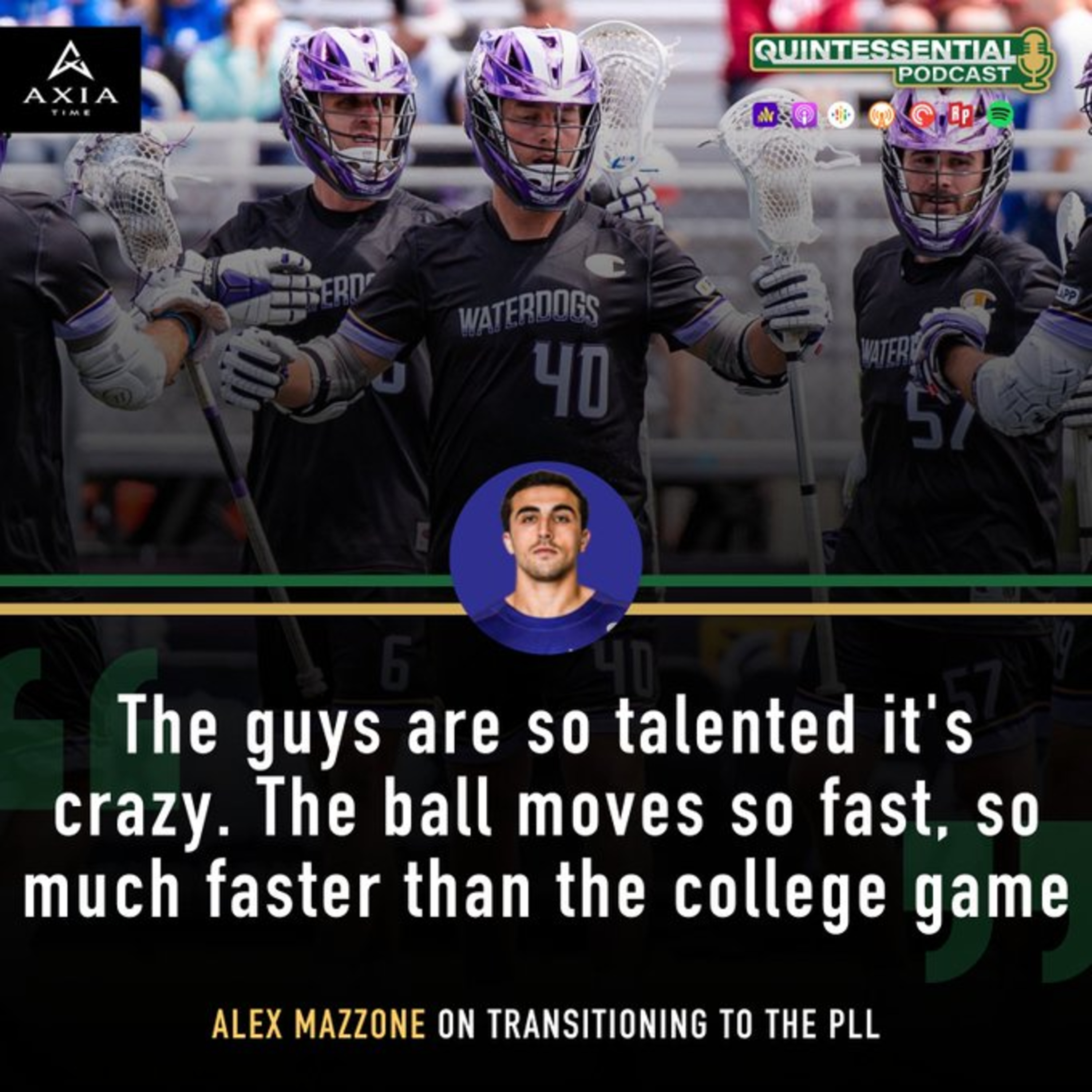 Quintessential Podcast: Alex Mazzone (PLL Waterdogs LC, Formerly JHU and Georgetown) episode artwork