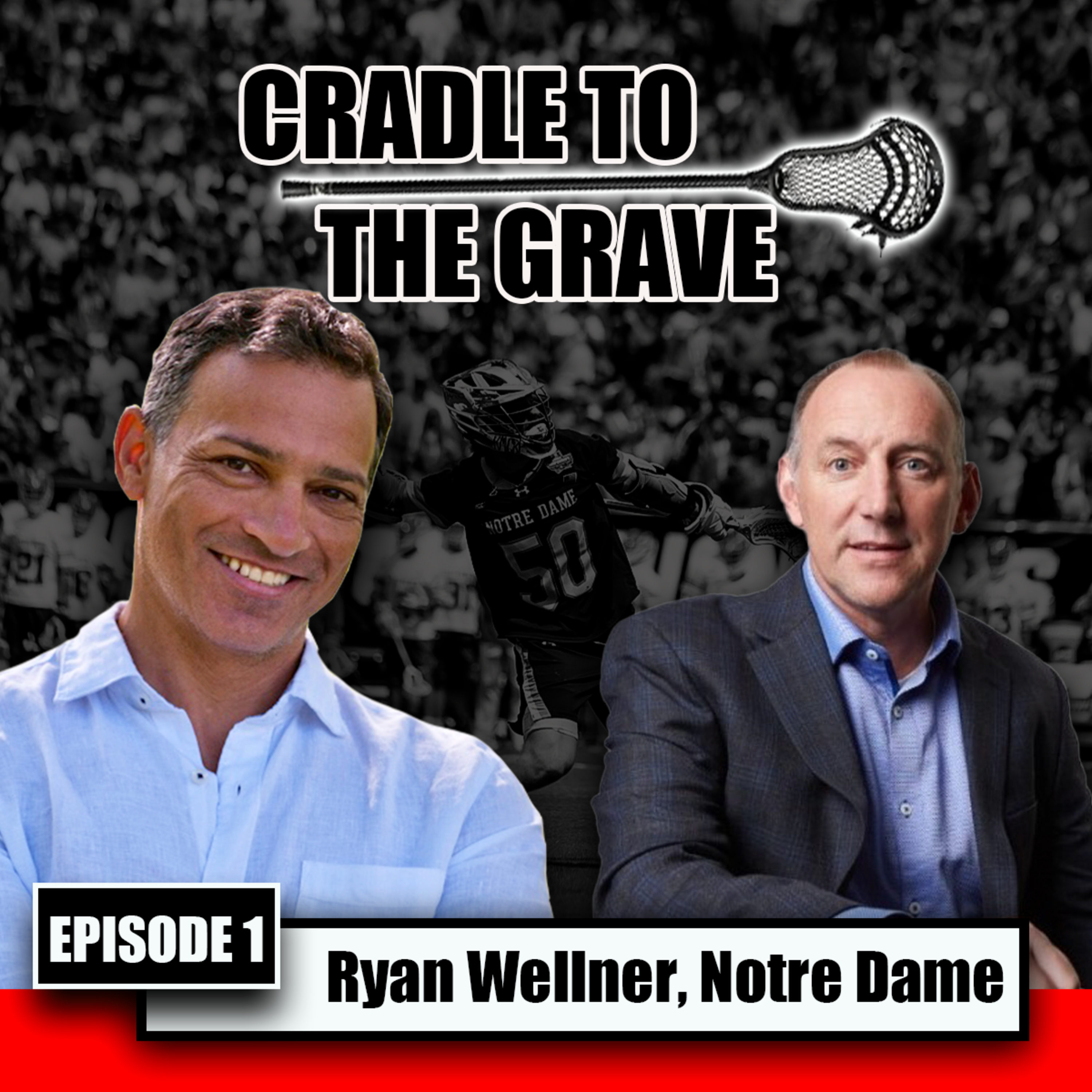 Cradle to the Grave Podcast: Ray Carnicelli & Matt Kerwick featuring ND Asst. Coach Ryan Wellner episode artwork