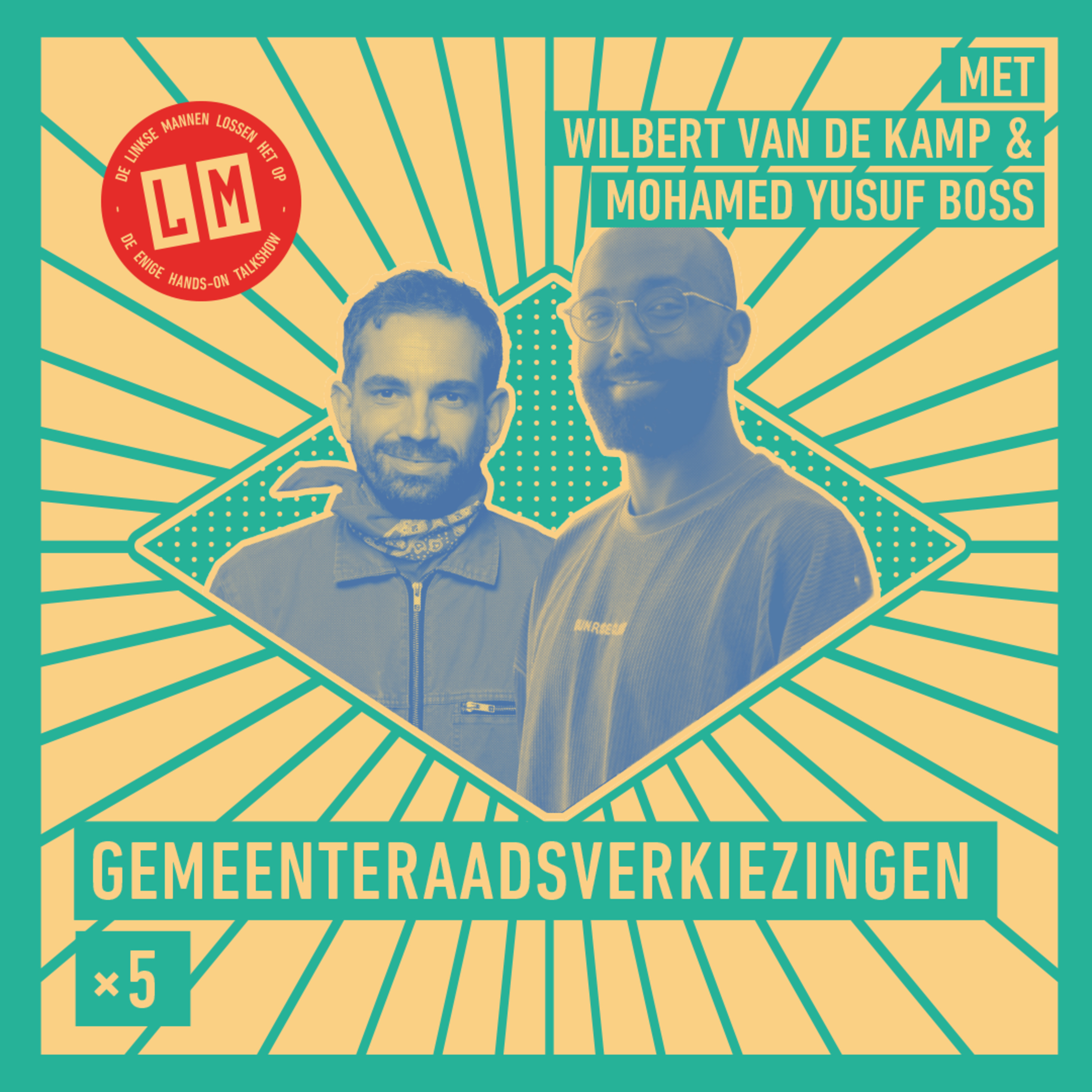 Gemeenteraadsverkiezingen × 5