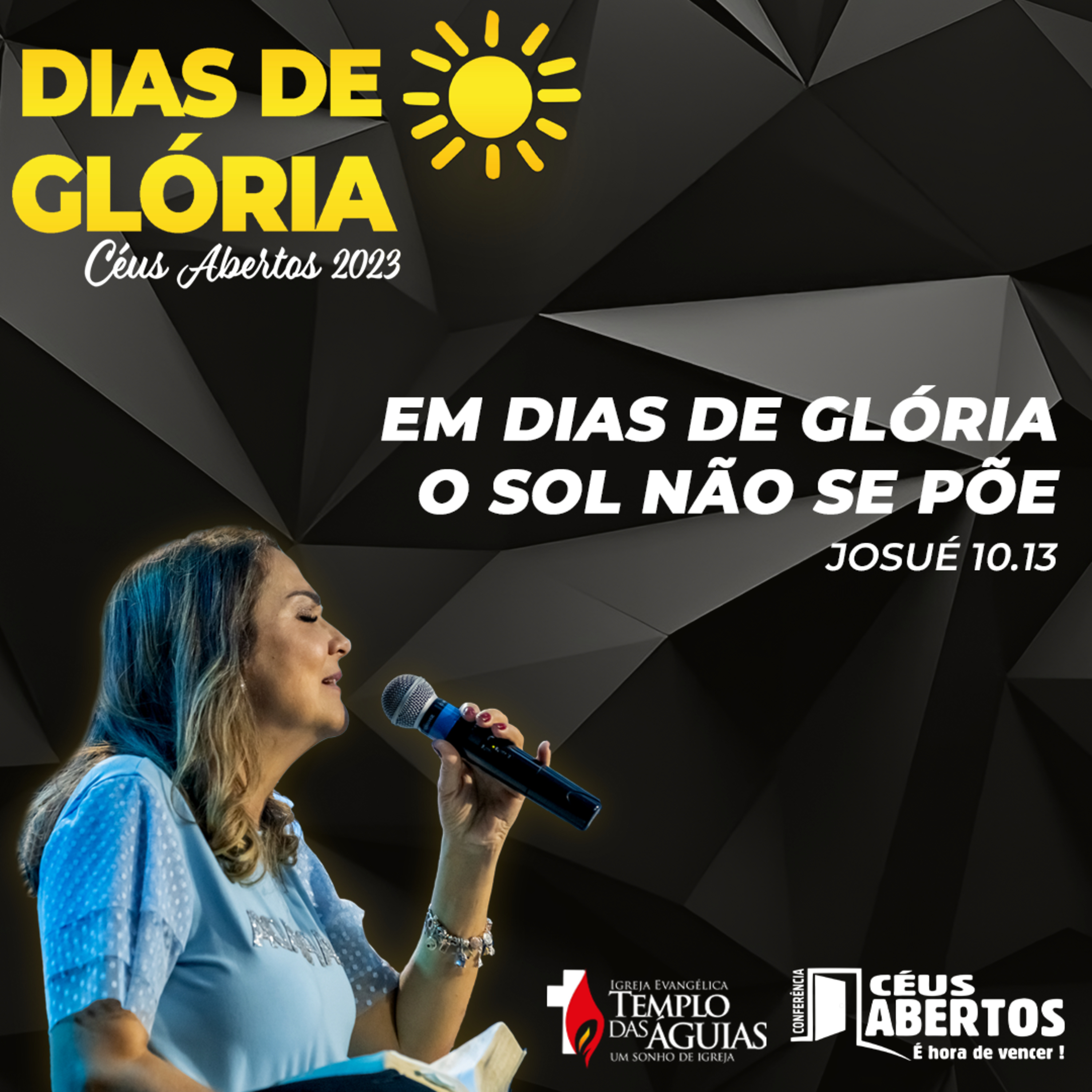 Em dias de glória o sol não se põe - Josué 10.13 | Apª Sonia N. Oliveira episode artwork