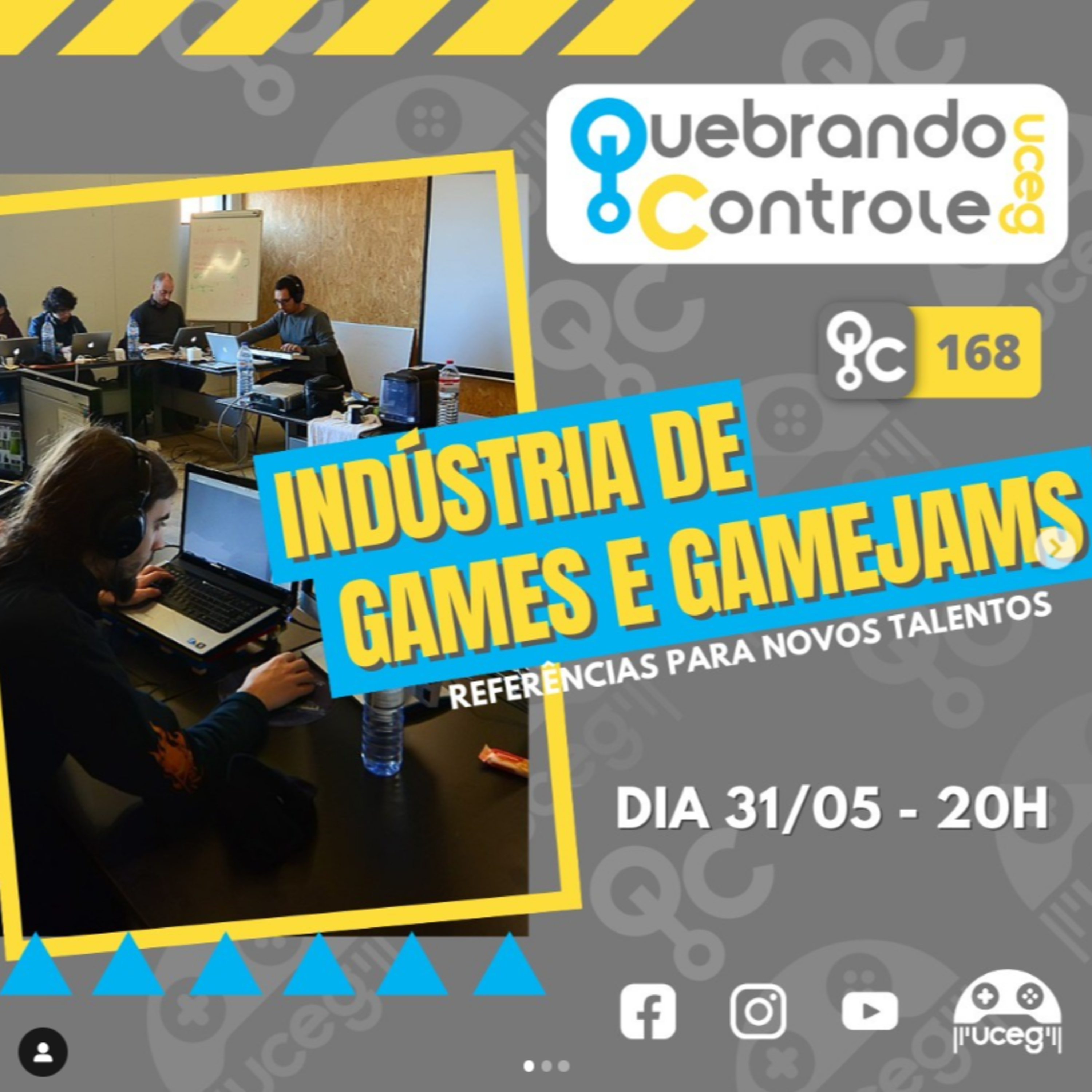 Indústria de Games, Game Jams e referências para novos talentos - QoC#168 episode artwork