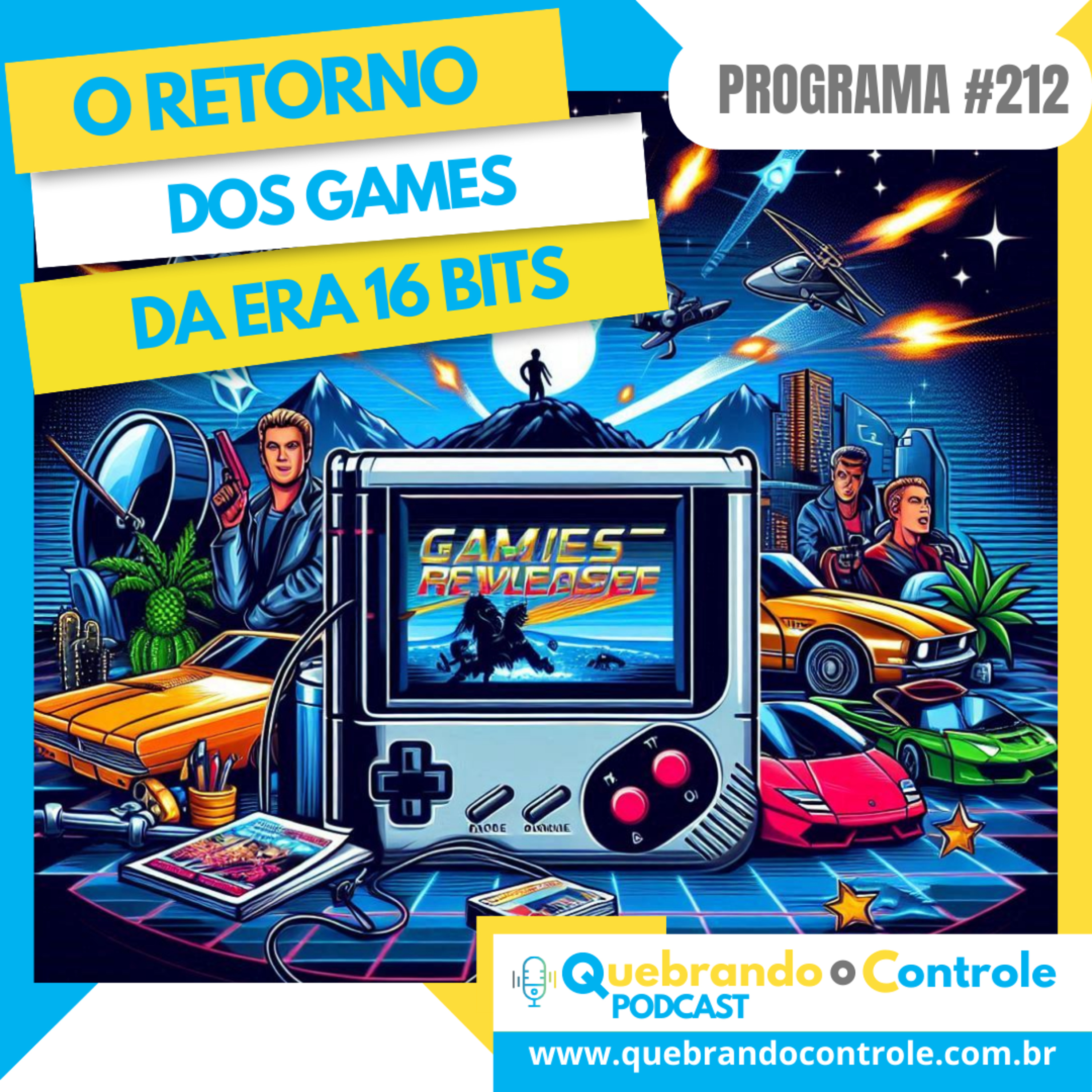 O retorno de franquias clássicas dos 16 bits - QoC#212 episode artwork