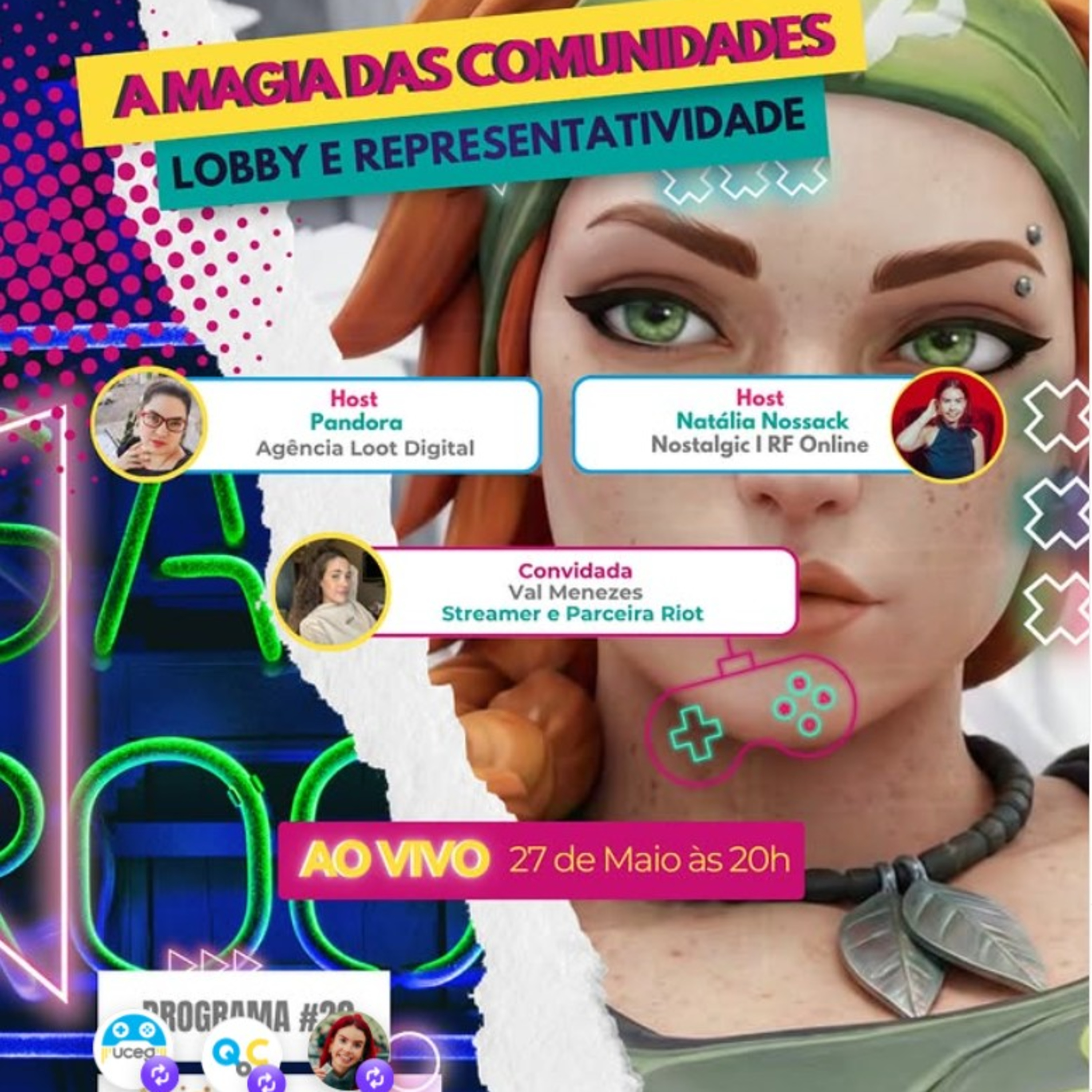 🎮Elas no Controle – A Magia das Comunidades | Lobby e Representatividade # 29