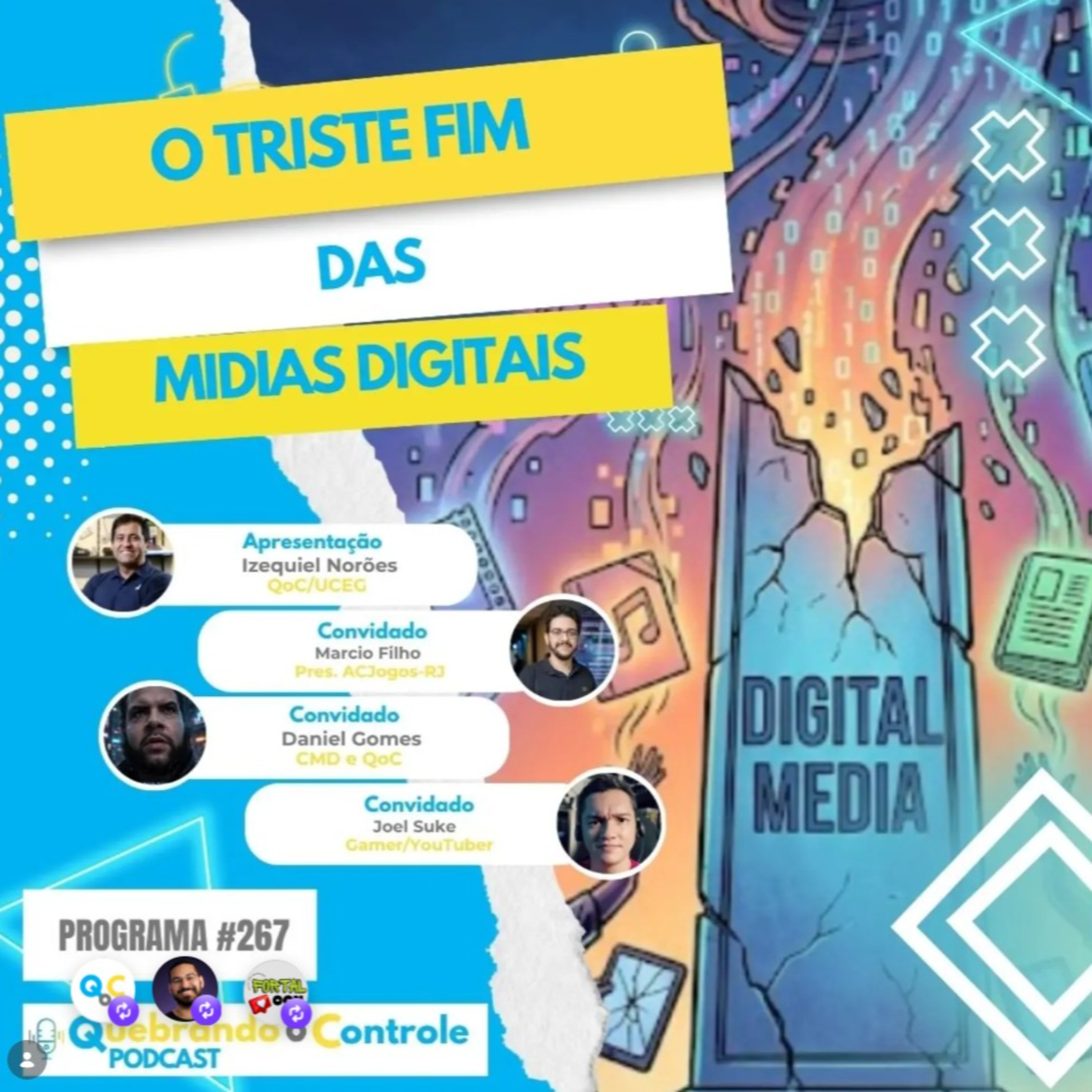 O triste fim das midias físicas - QoC #267 episode artwork