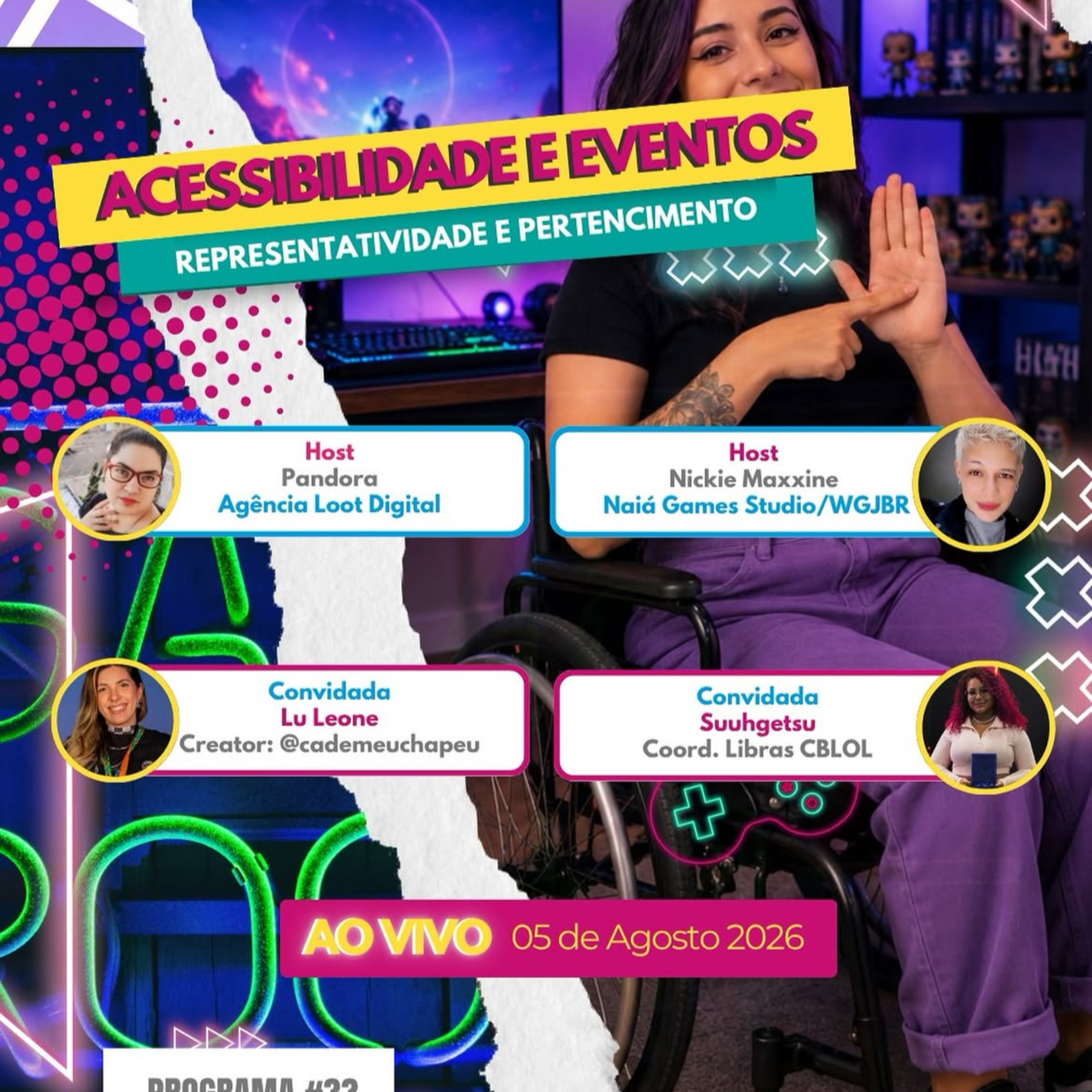 Elas no Controle – Acessibilidade e Eventos | Representatividade e Pertencimento # 33