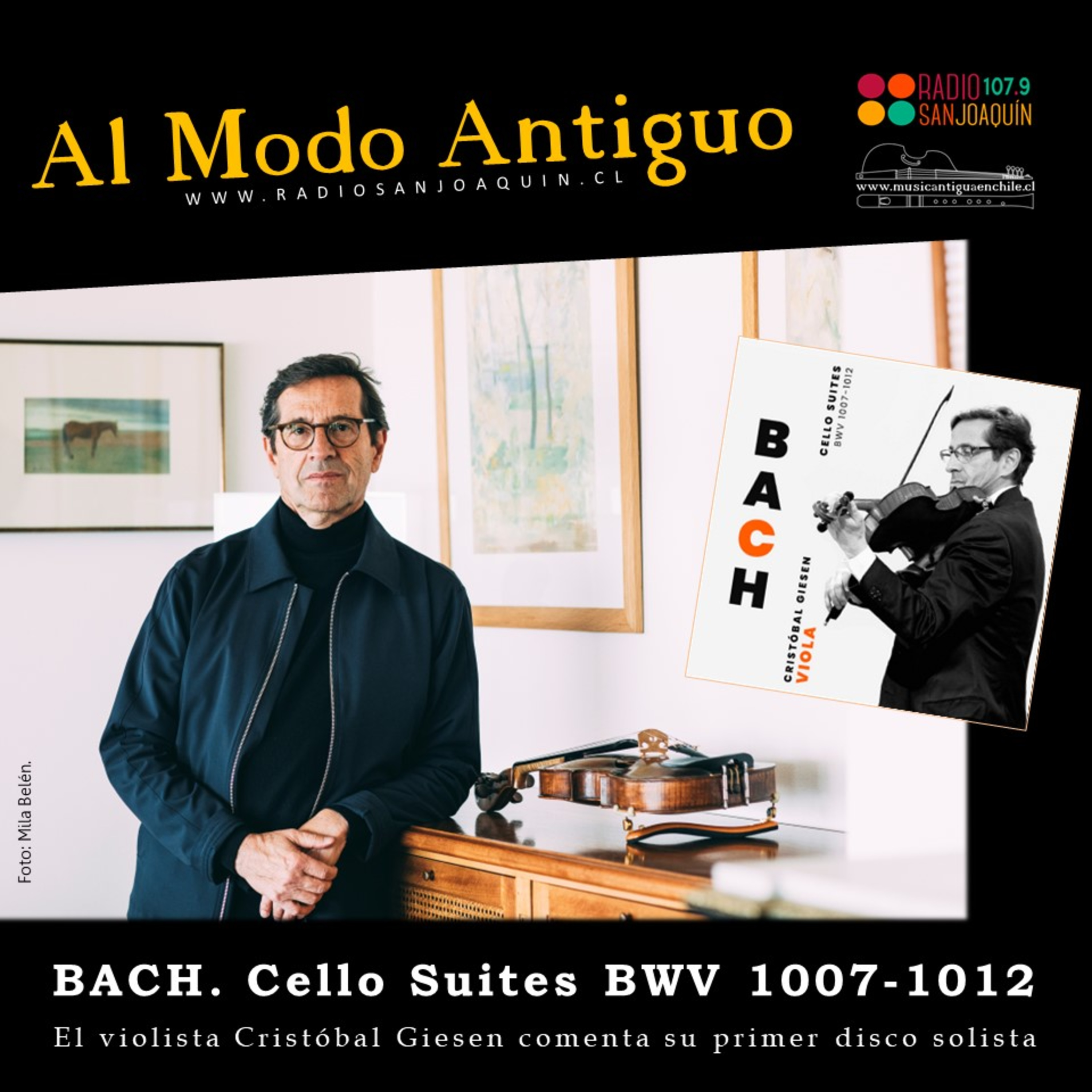 El Violista Cristóbal Giesen comenta su primer disco solista episode artwork