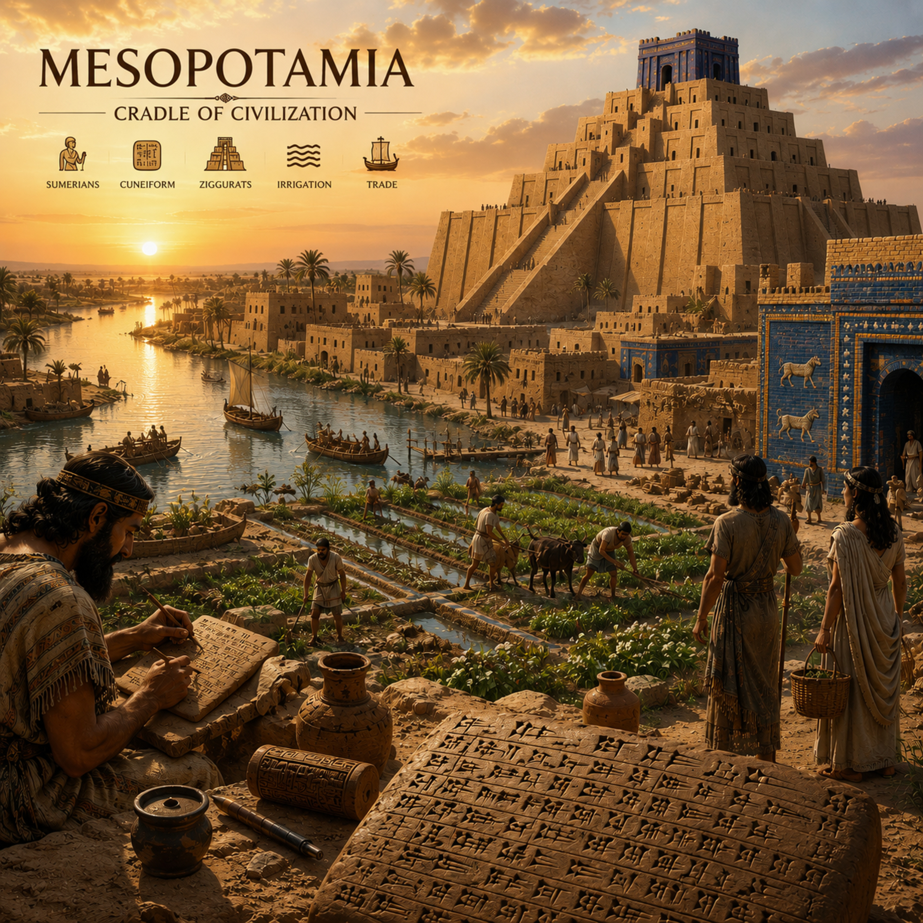 The Mesopotamia | The Cradle of Civilization