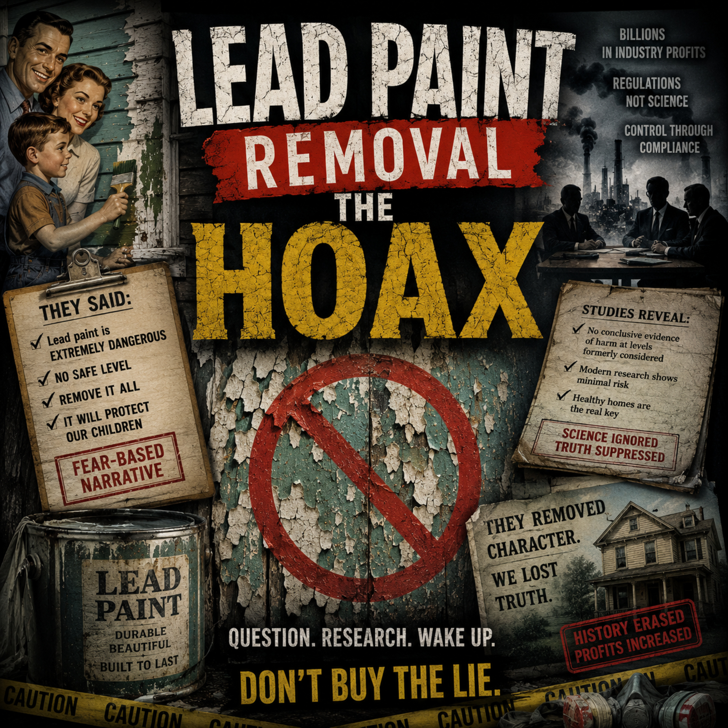 The Lead Paint Hoax | Why Did They Remove It?