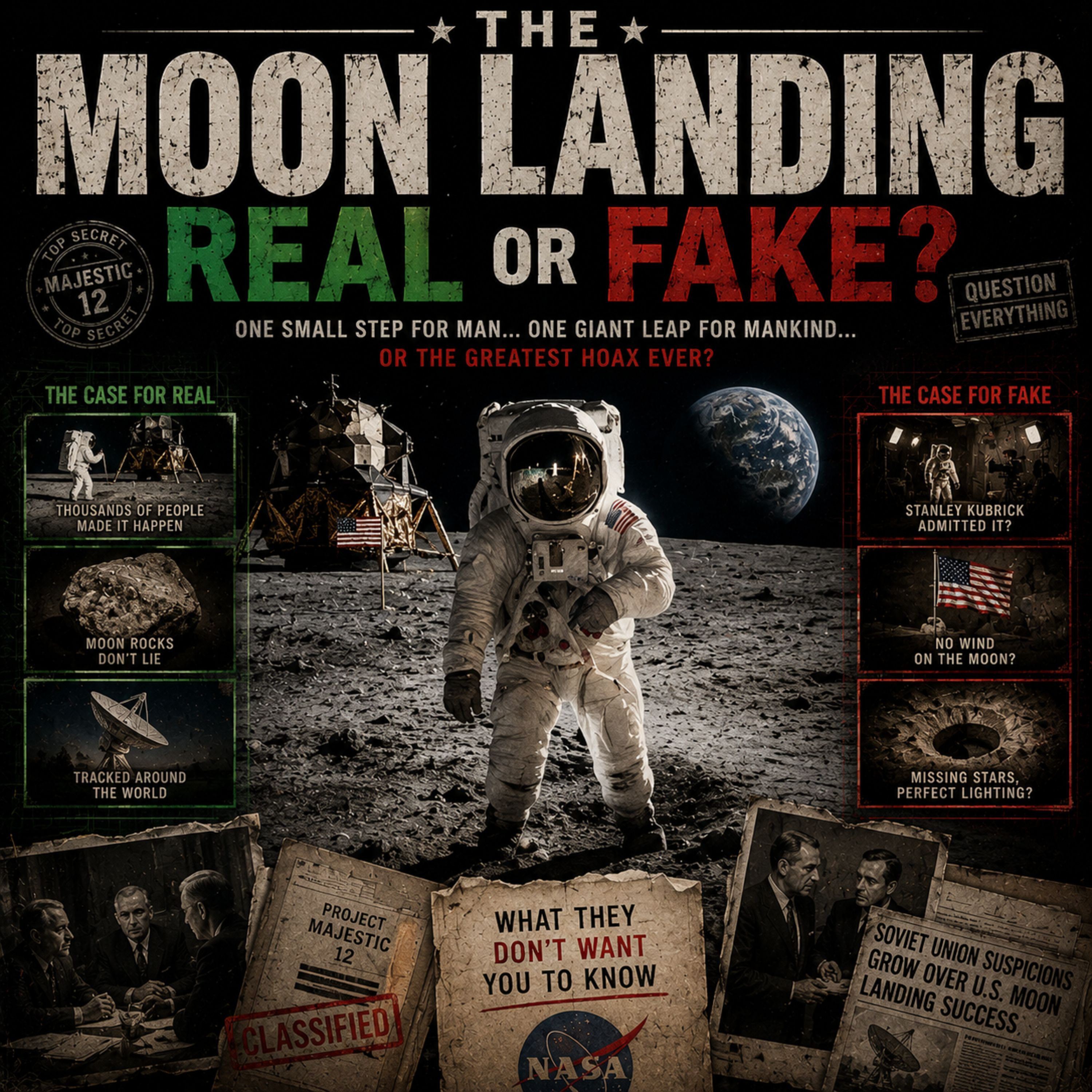 The Moon Landing | Real or Fake? 