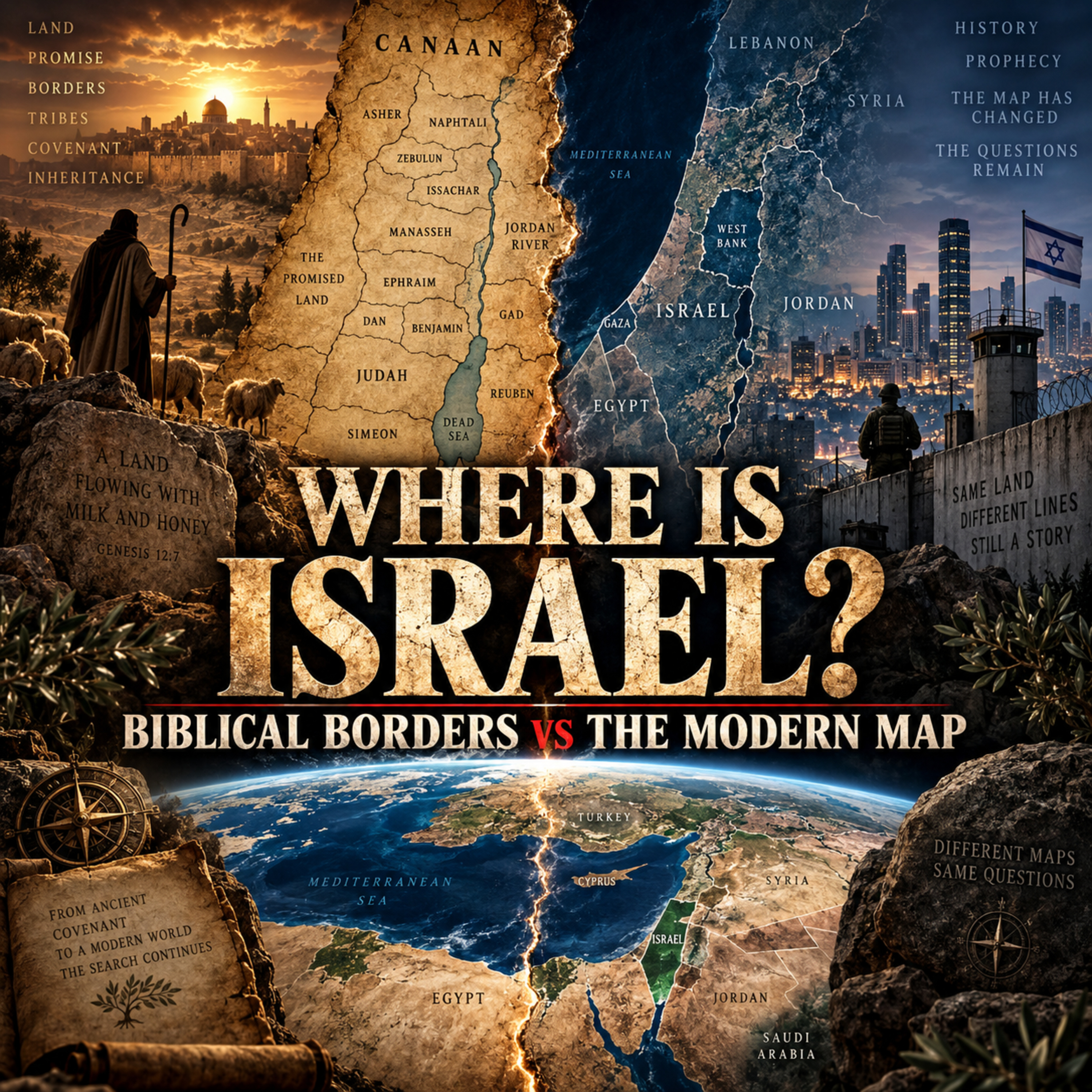 Where Is Israel? | Biblical Borders vs the Modern Map