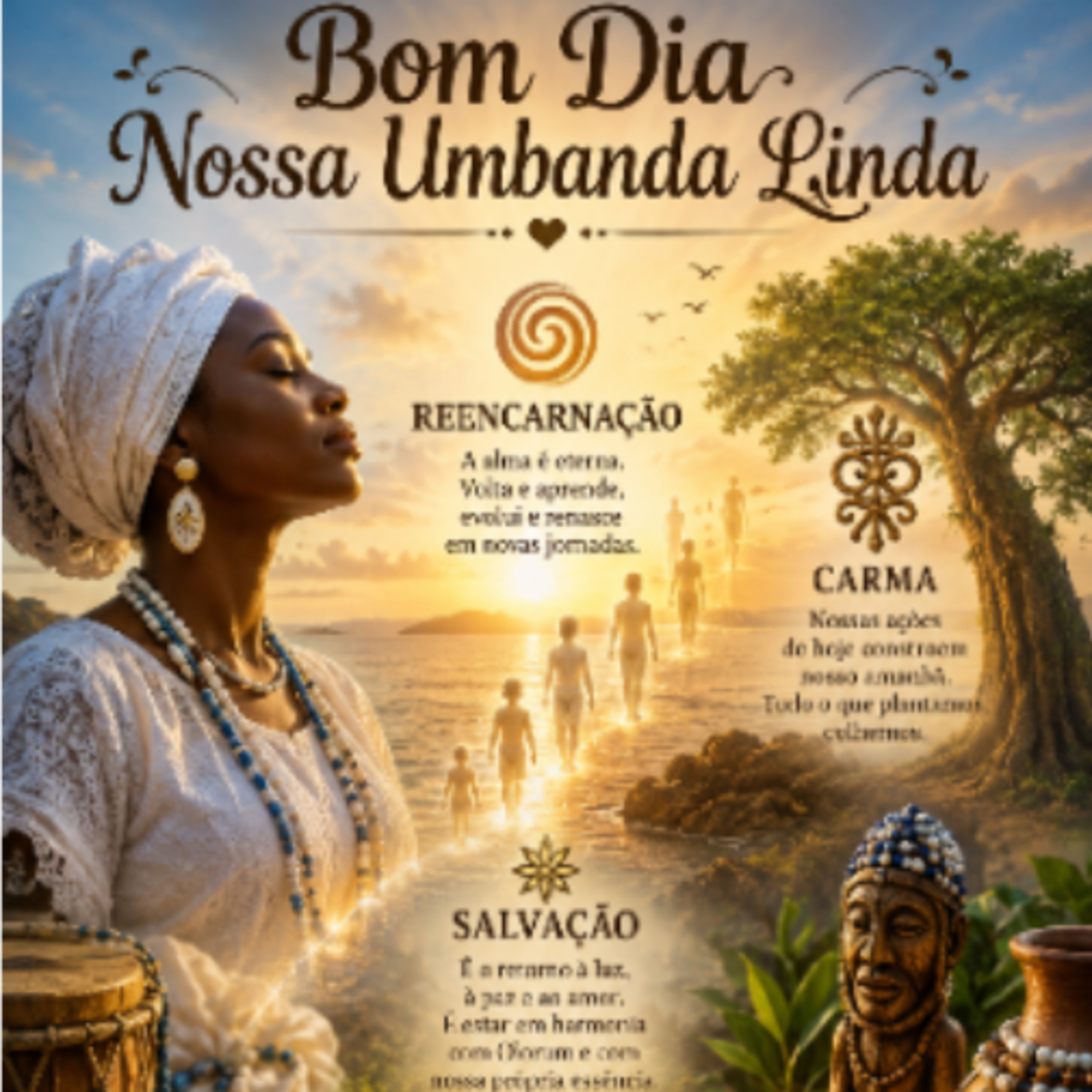 Episódio 086 Carma, Reencarnação e Salvação e conceito iorubá  episode artwork