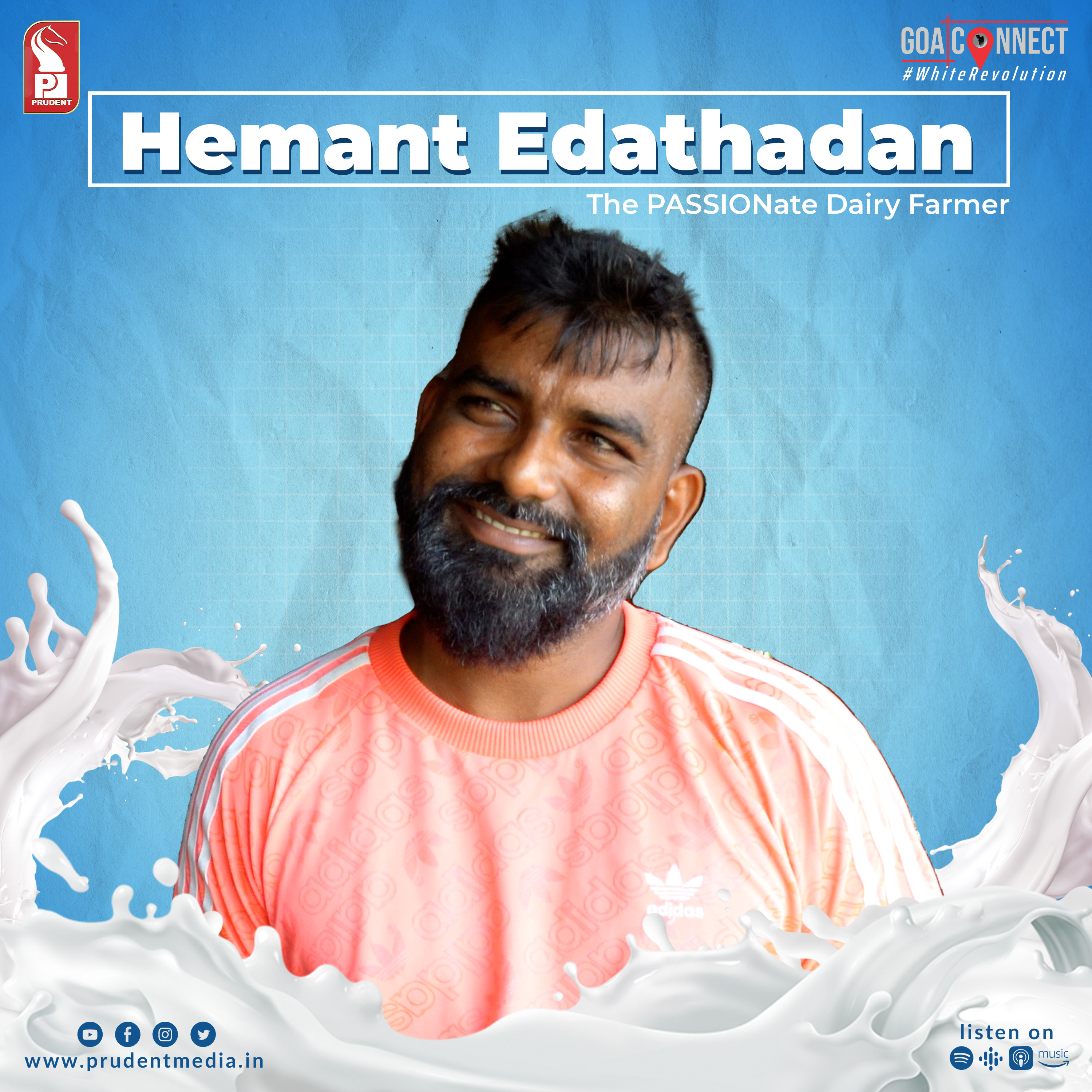 Hemant Edathadan | The Passionate Dairy Farmer | White Revolution | Goa Connect | Prudent | 150623 episode artwork