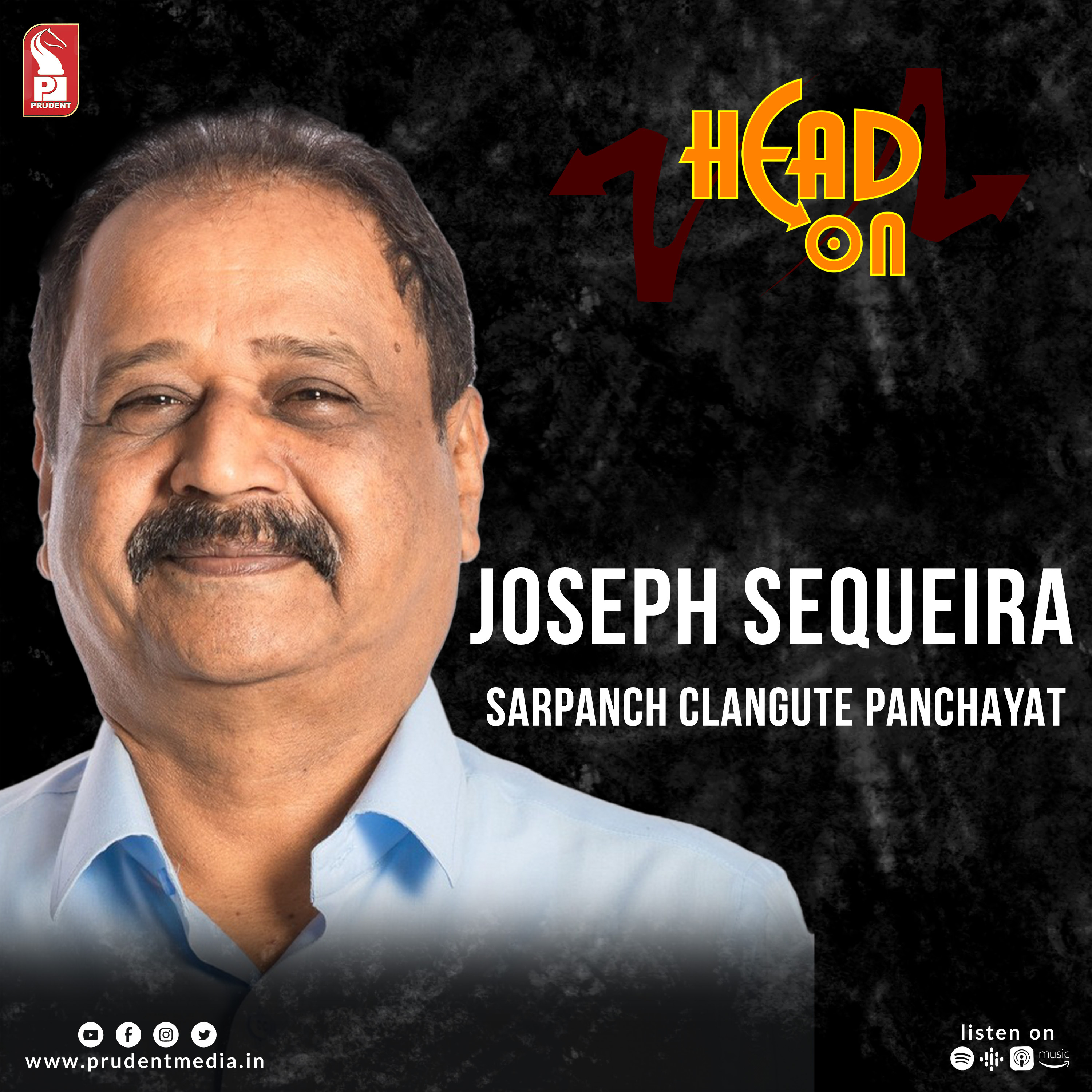Joseph Sequeira | Sarpanch Calangute V.P | Head On Live | Prudent | 260623 episode artwork