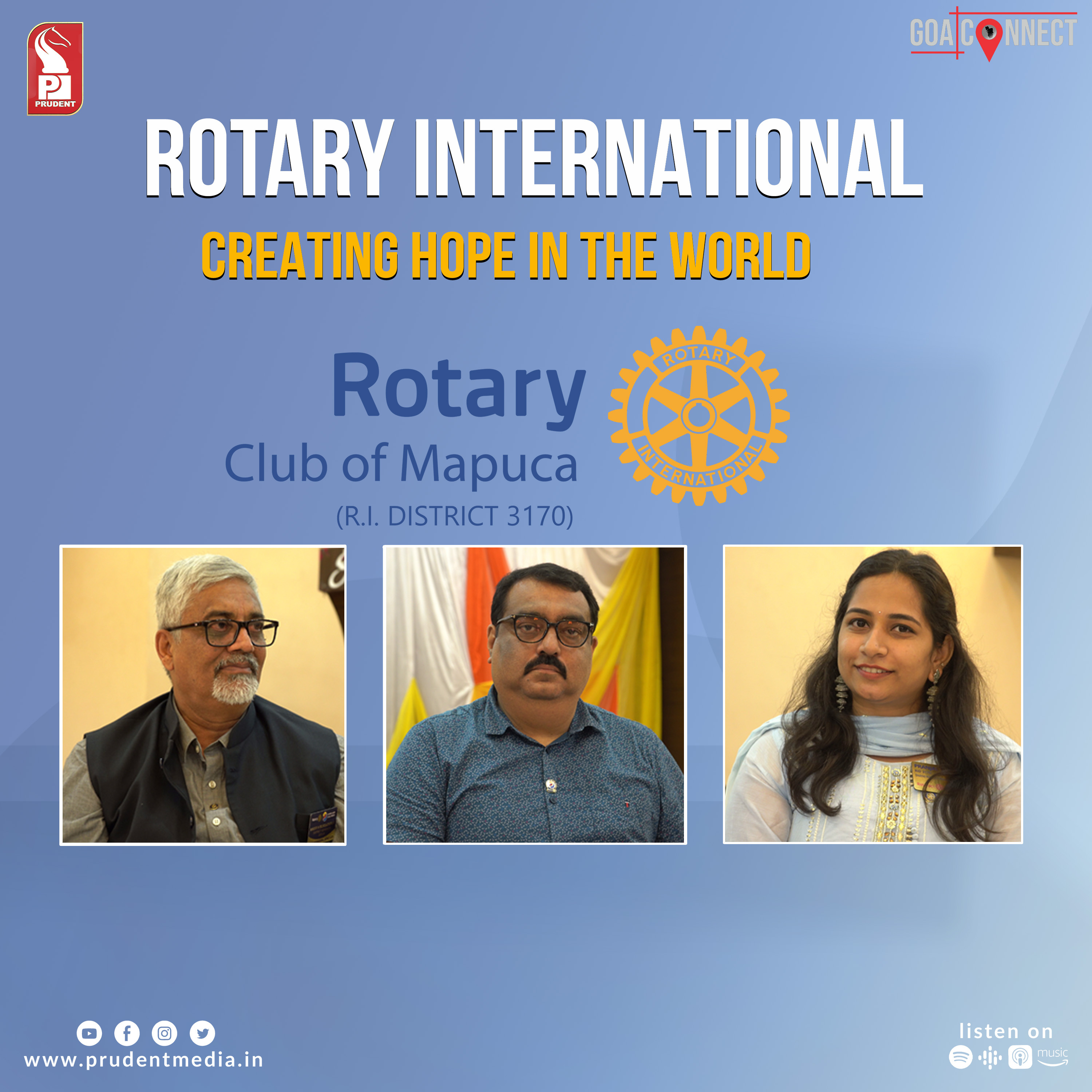 Creating hope in the world: Rotary international l Goa Connect l Prudent l 020723 episode artwork