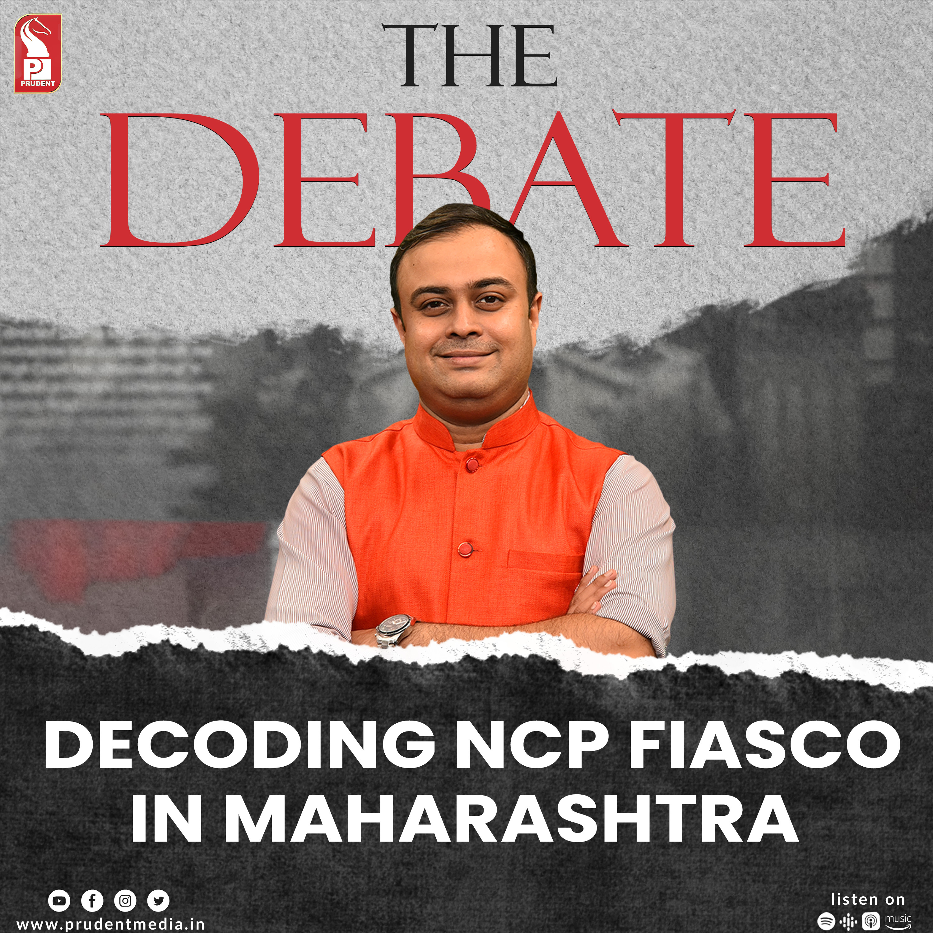 Decoding NCP Fiasco in Maharashtra | The Debate | Prudent | 030723 episode artwork