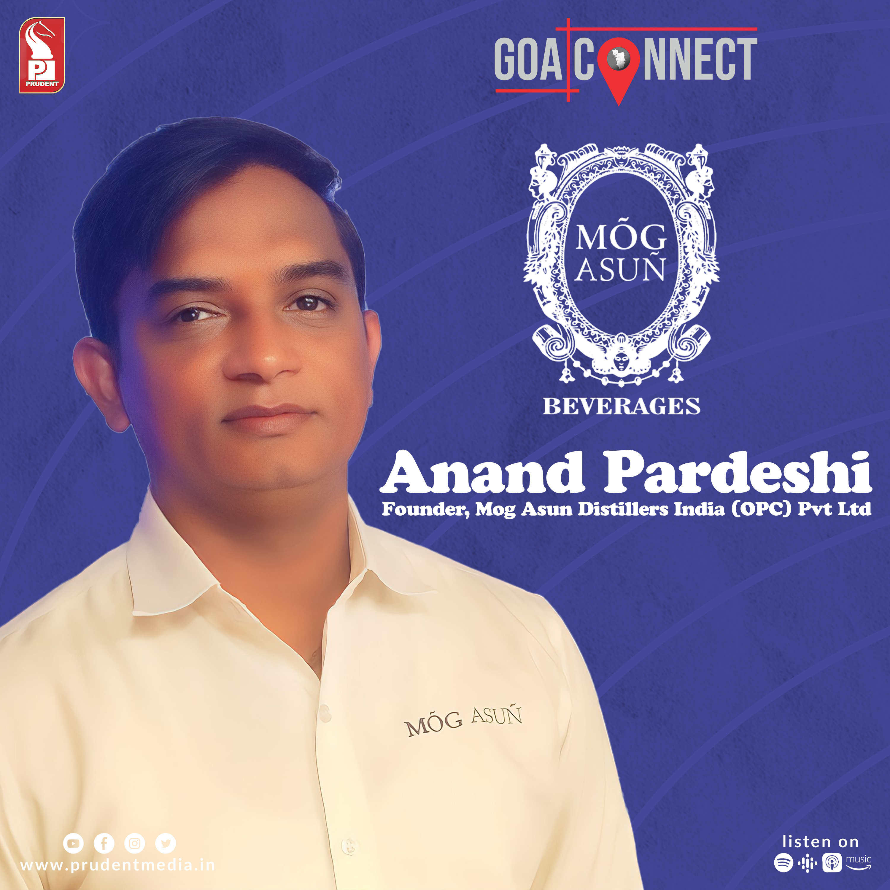 In High Spirits: Anand Pardeshi | Mog Asun | Goa Connect | Prudent | 160723 episode artwork