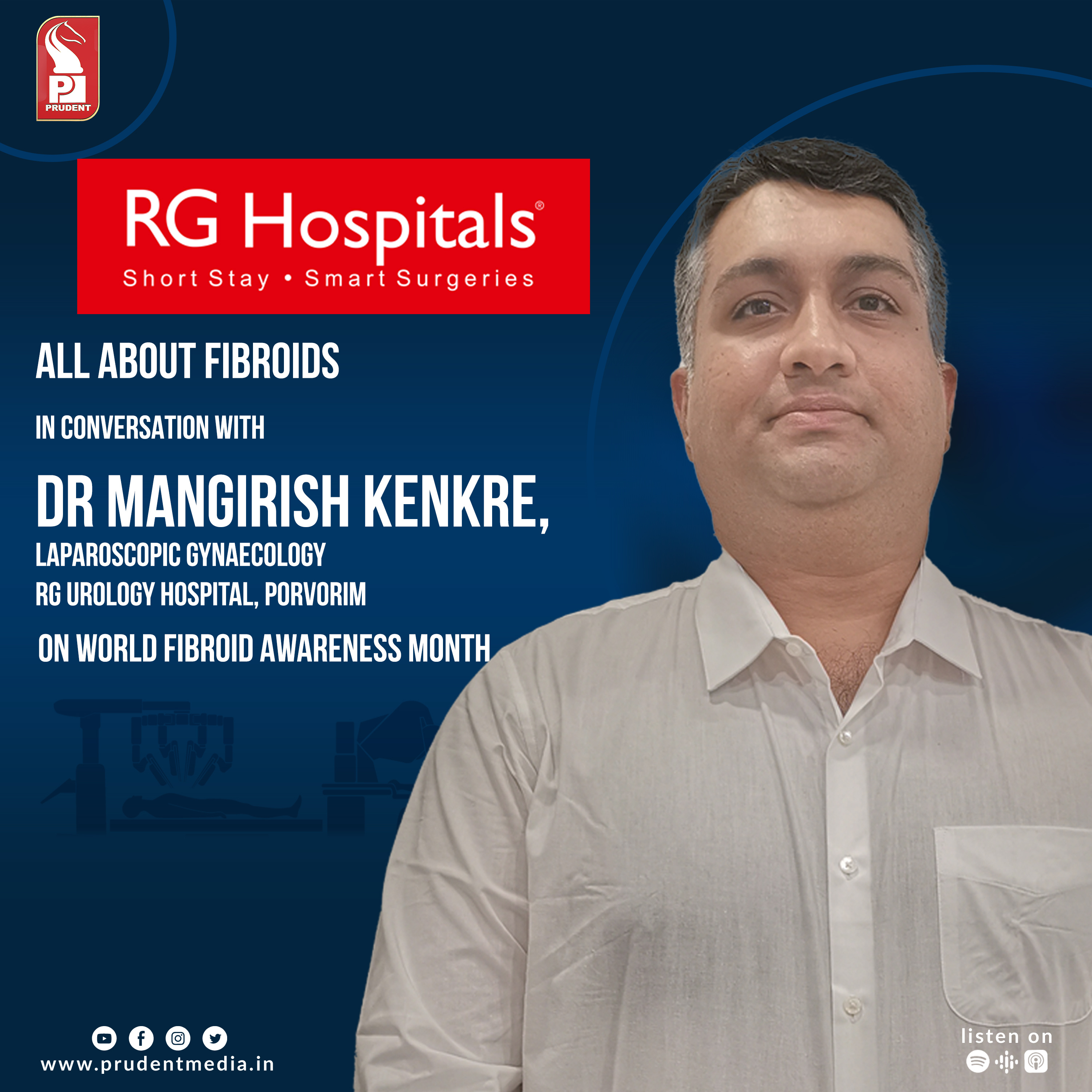 Dr Mangirish Kenkre | Consultant Laparoscopic Gynaecology | RG Urology Hospital | Prudent | 220723 episode artwork