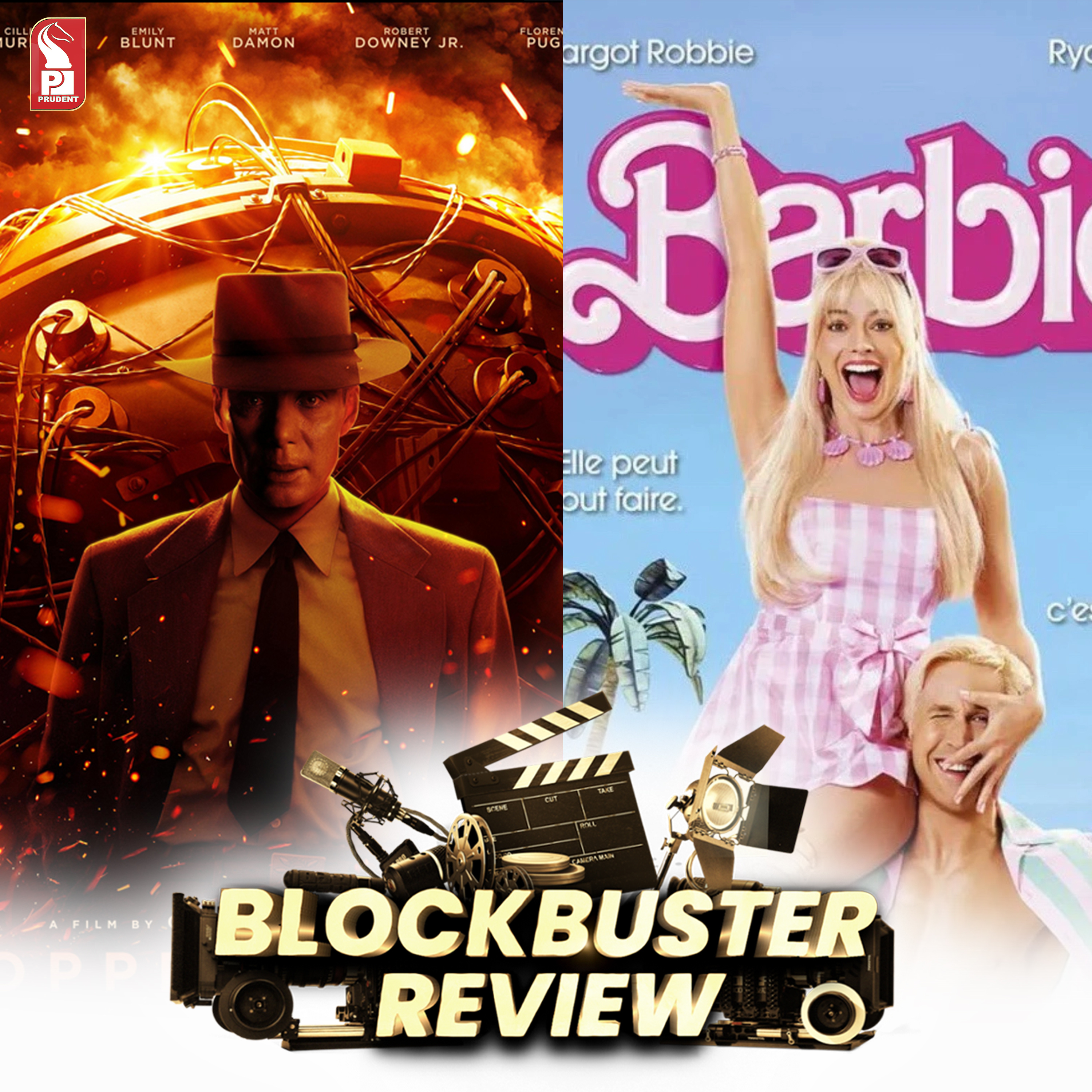 Barbie | Oppenheimer | Movies | Blockbuster Review episode artwork