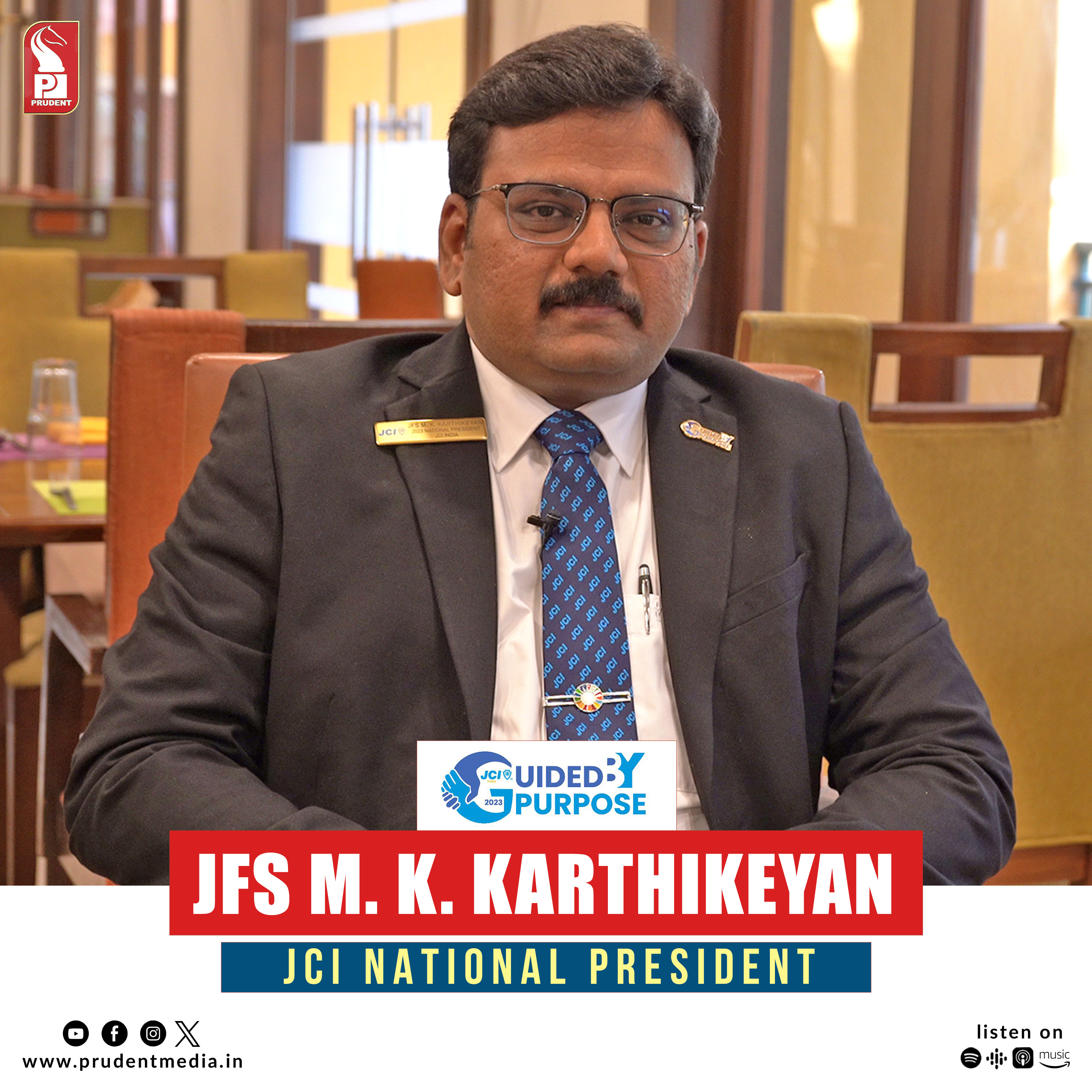 On a lighter note with Dipti Nagvenkar | JFS M. K. Karthikeyan | JCI National President | Prudent| 210823 episode artwork