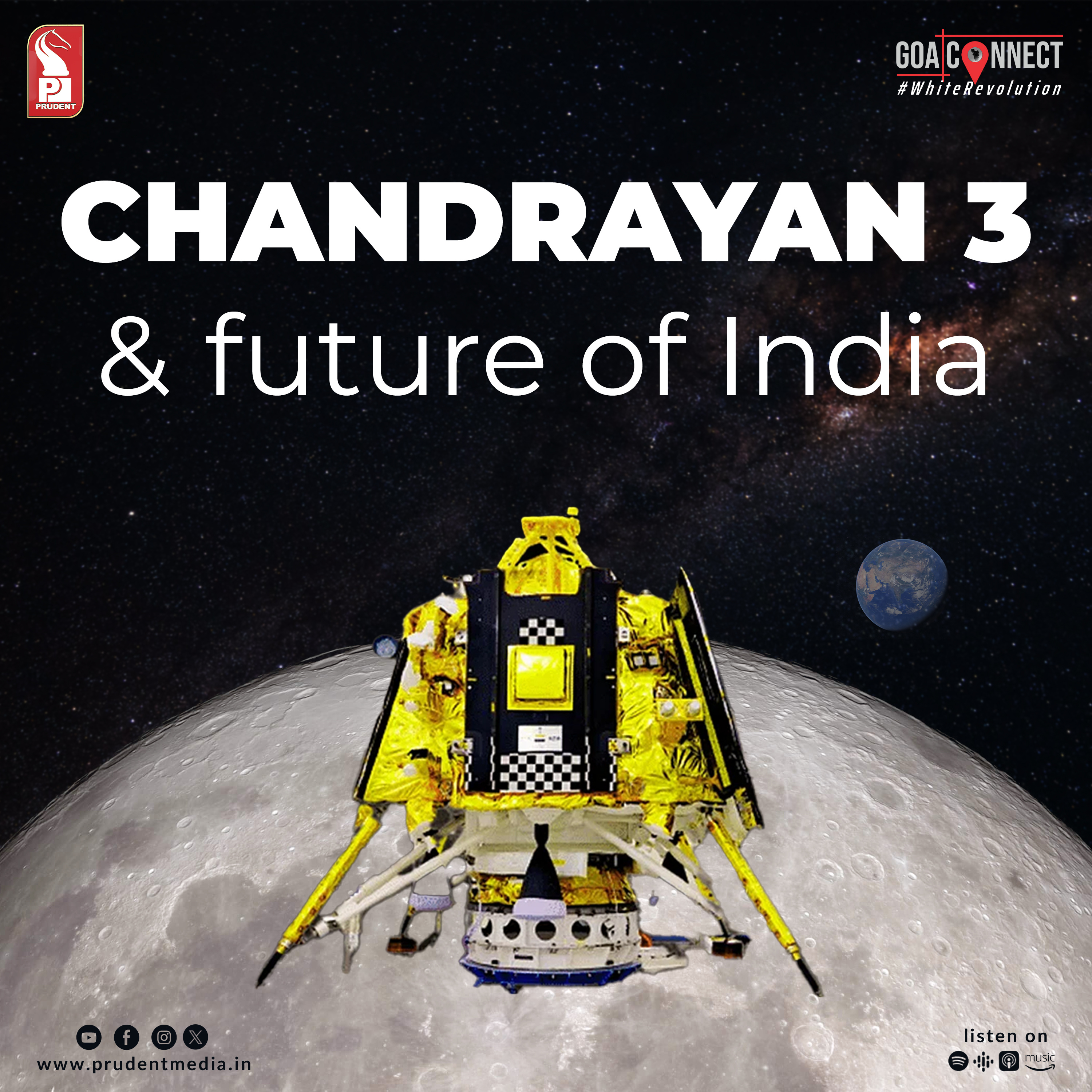 Chandrayan 3 & future of India | Satish Nayak | Goa Connect | Prudent | 220823 episode artwork