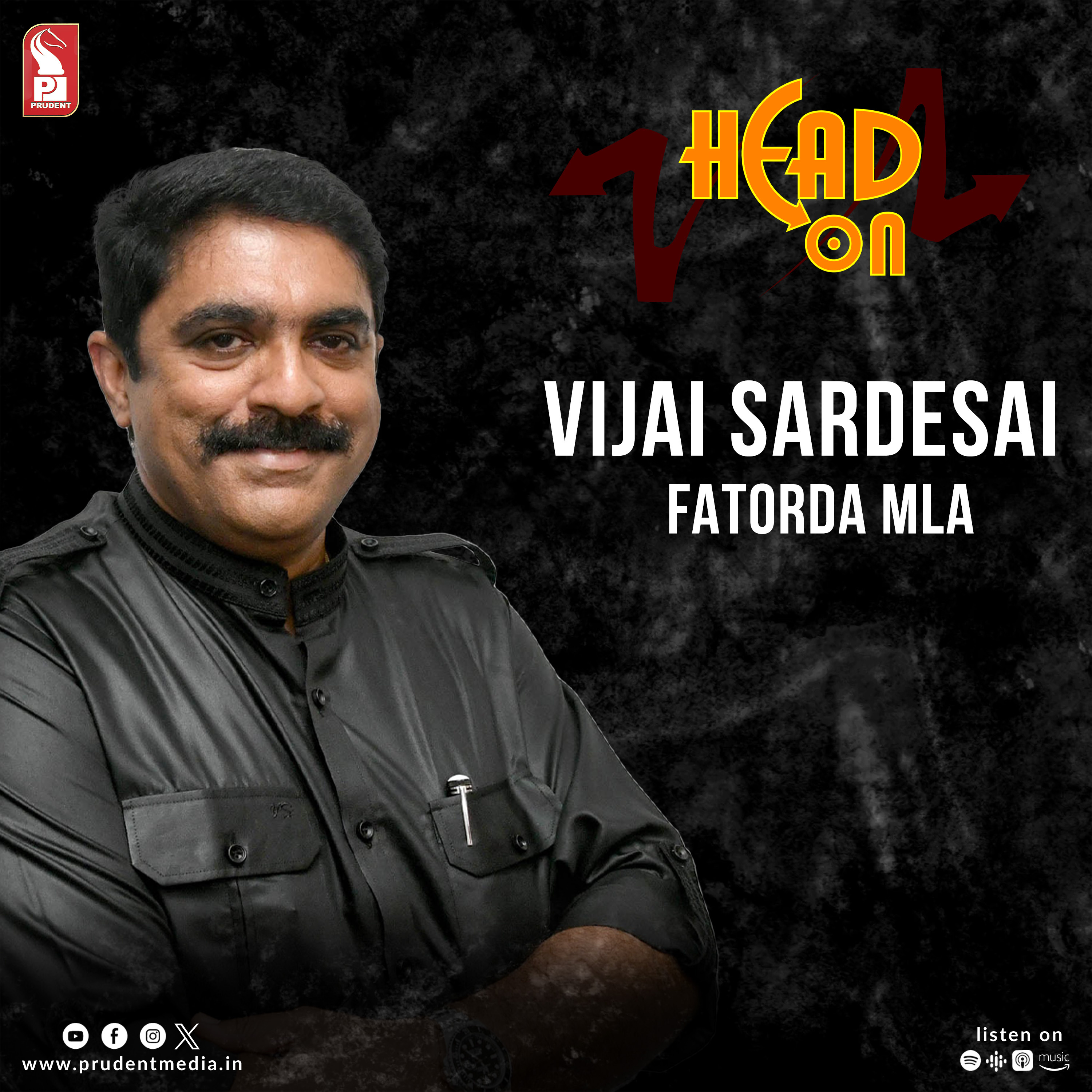 Vijai Sardesai | Fatorda MLA | Head On | Prudent | 280823 episode artwork