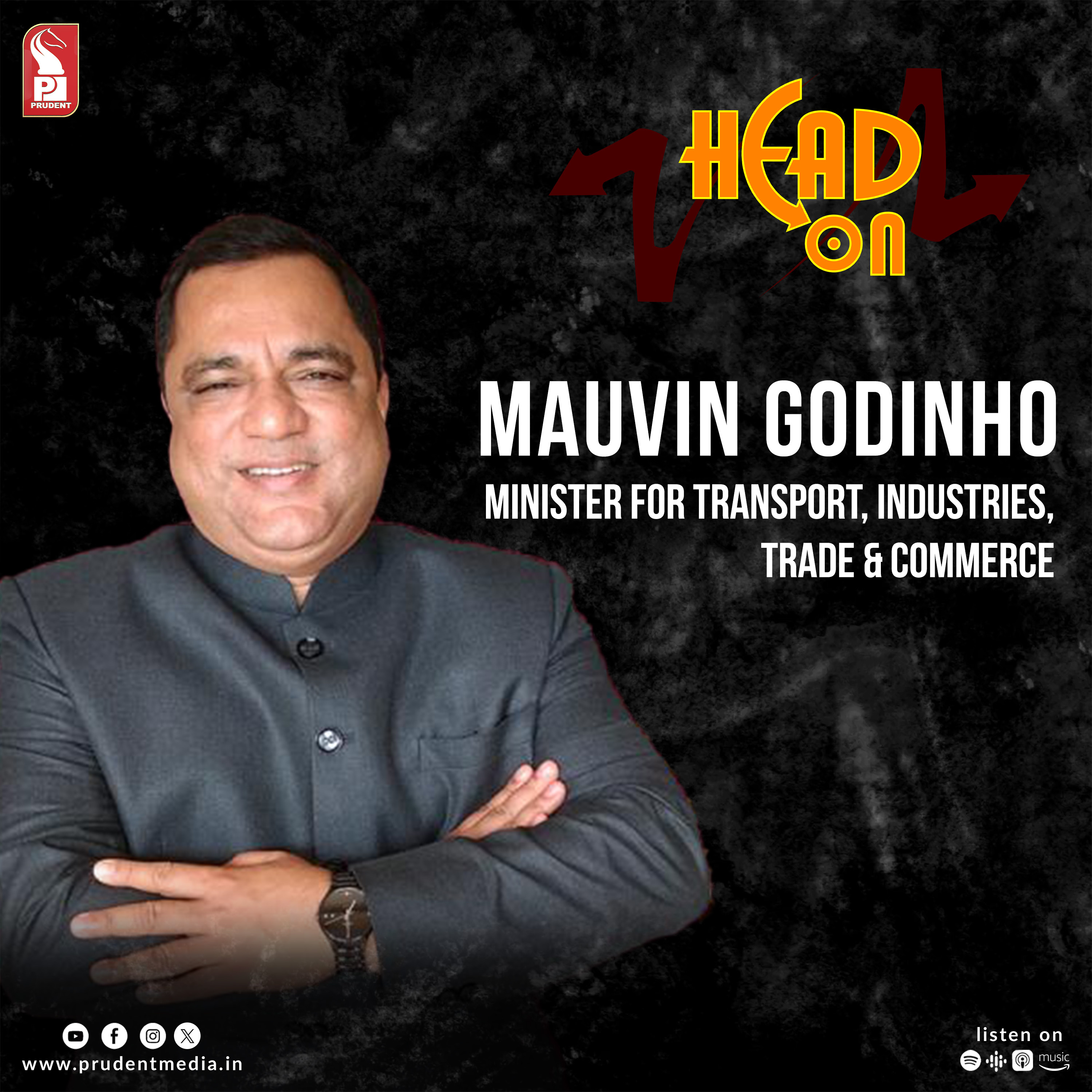 Mauvin Godinho, Minister for Transport, Industries, Trade & Commerce | Head On | Prudent | 040923 episode artwork