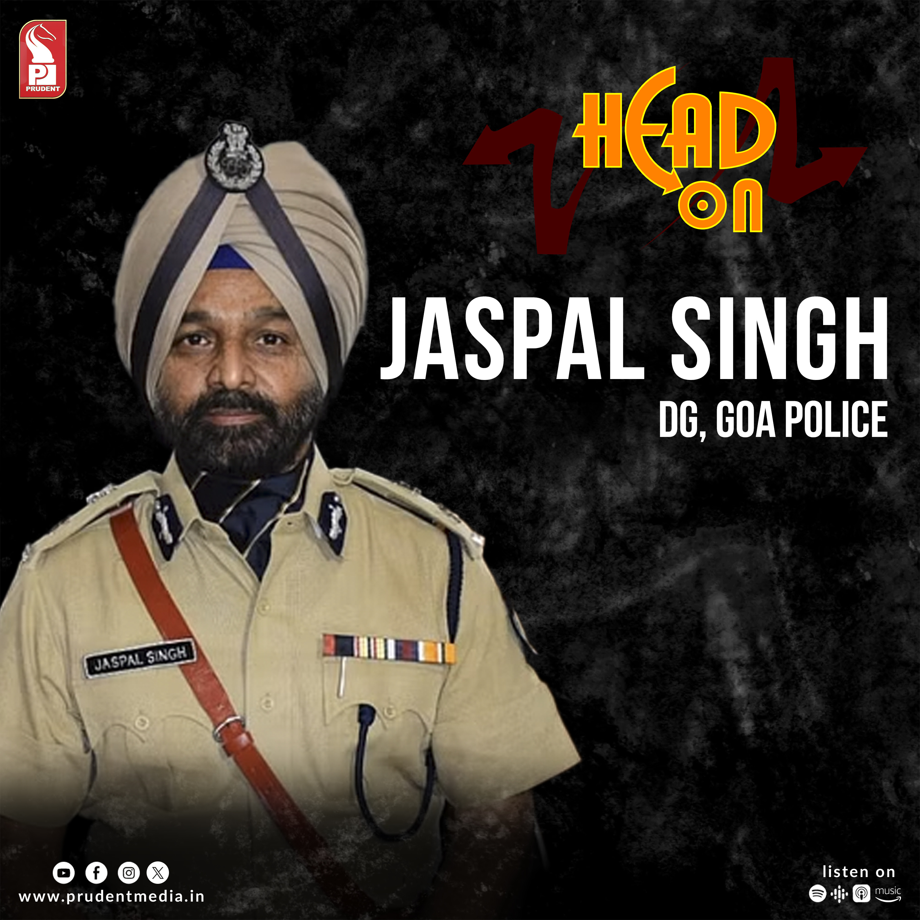 Jaspal Singh | DG Goa Police | Head On | Prudent | 110923 episode artwork