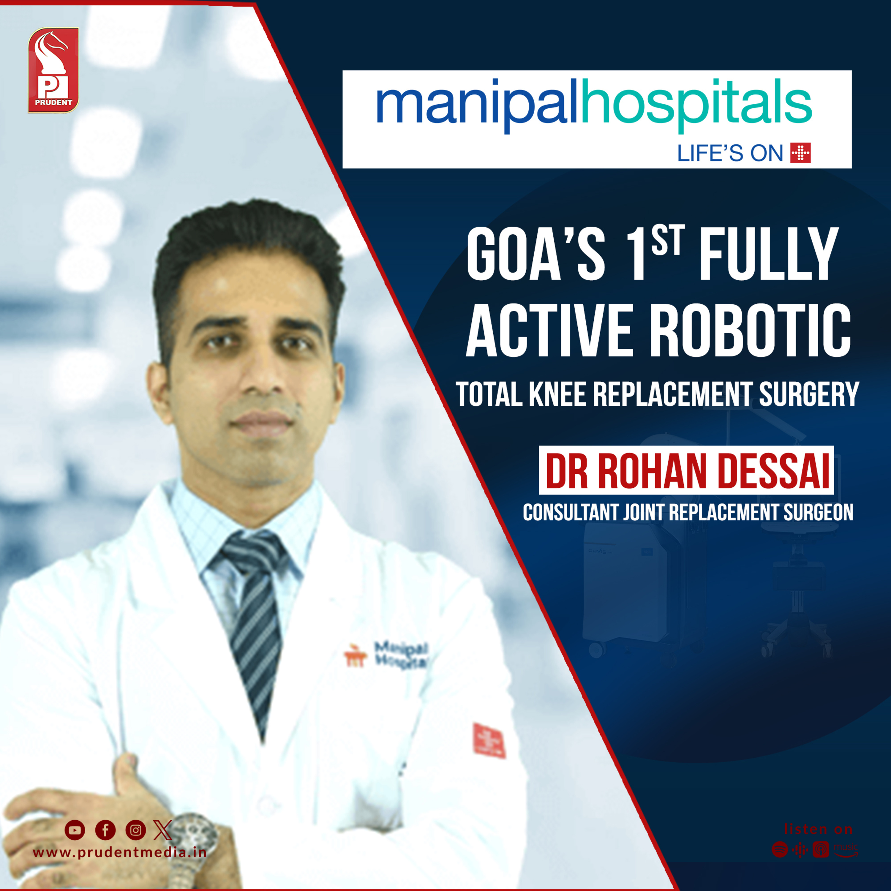 Dr Rohan Dessai | Consultant joint replacement surgeon | Prudent | 170923 episode artwork