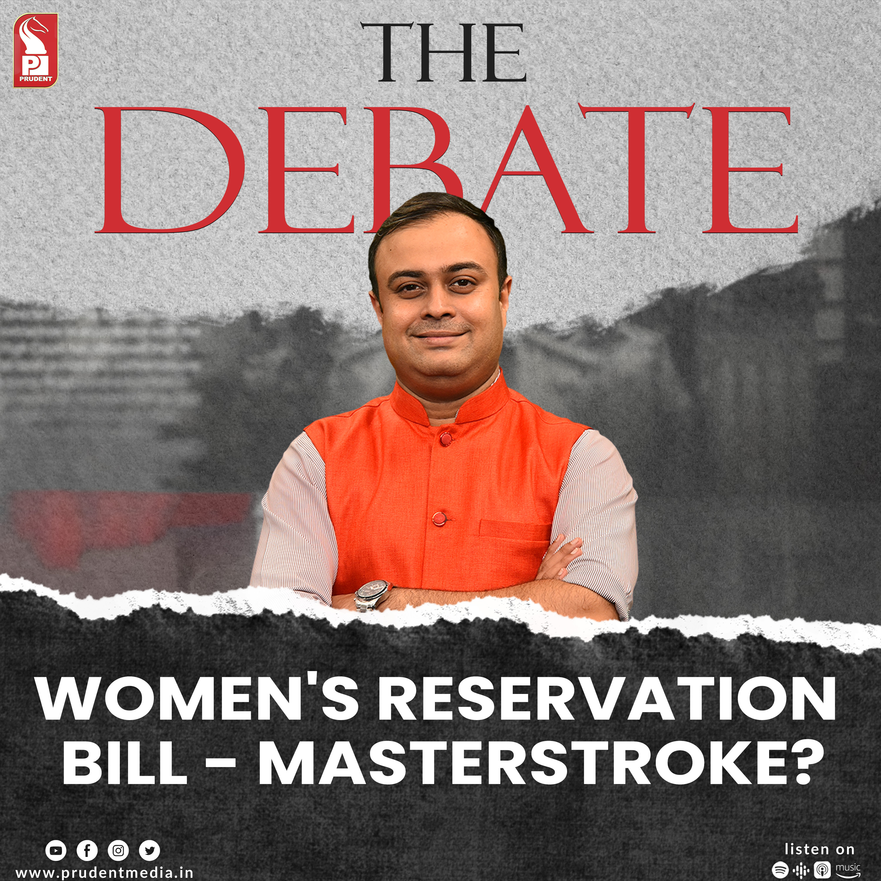 Women's reservation bill - masterstroke? | The Debate | Prudent | 230923 episode artwork