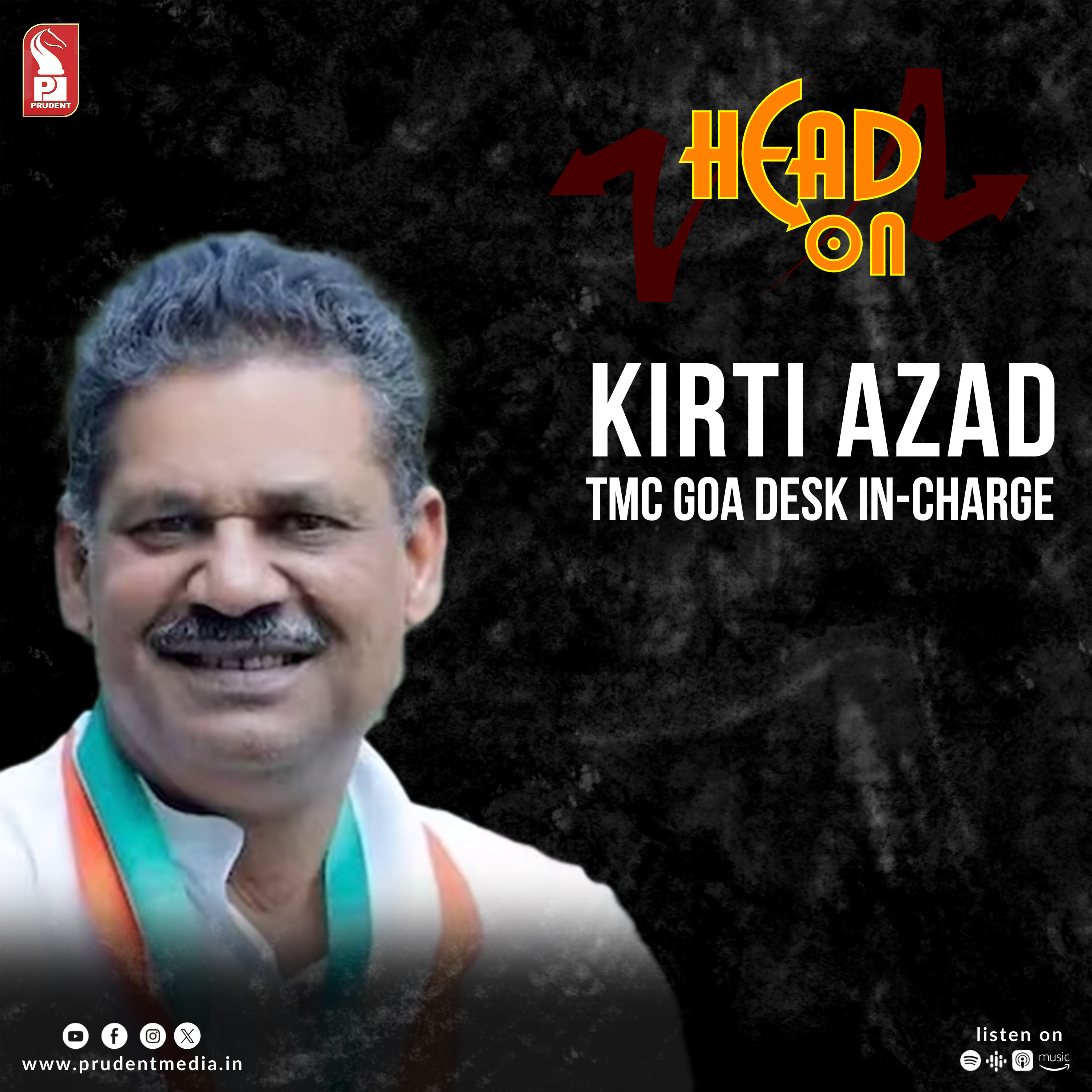 Kirti Azad | TMC Goa desk in-charge | Head On | Prudent | 250923 episode artwork