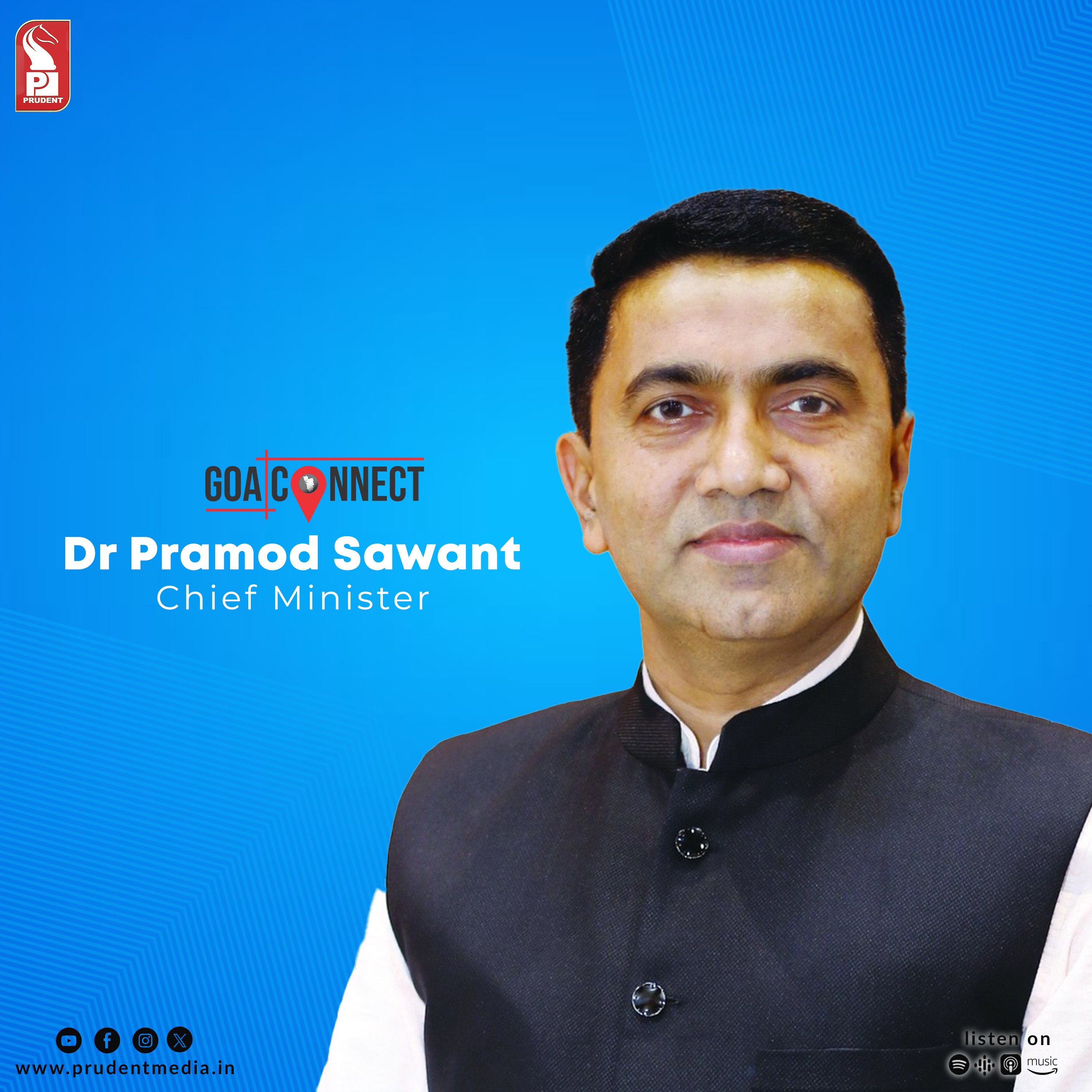 Dr Pramod Sawant | Chief Minister | Goa Connect | Prudent | 021023 episode artwork