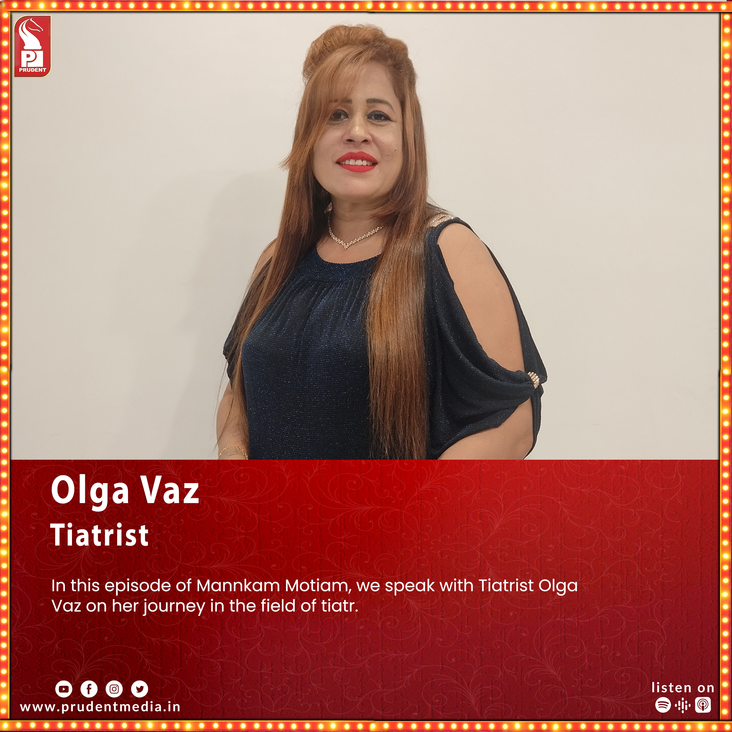 Olga Vaz | Tiatrist | Mannkam Motiam | S3E54 | Prudent | 191023 episode artwork