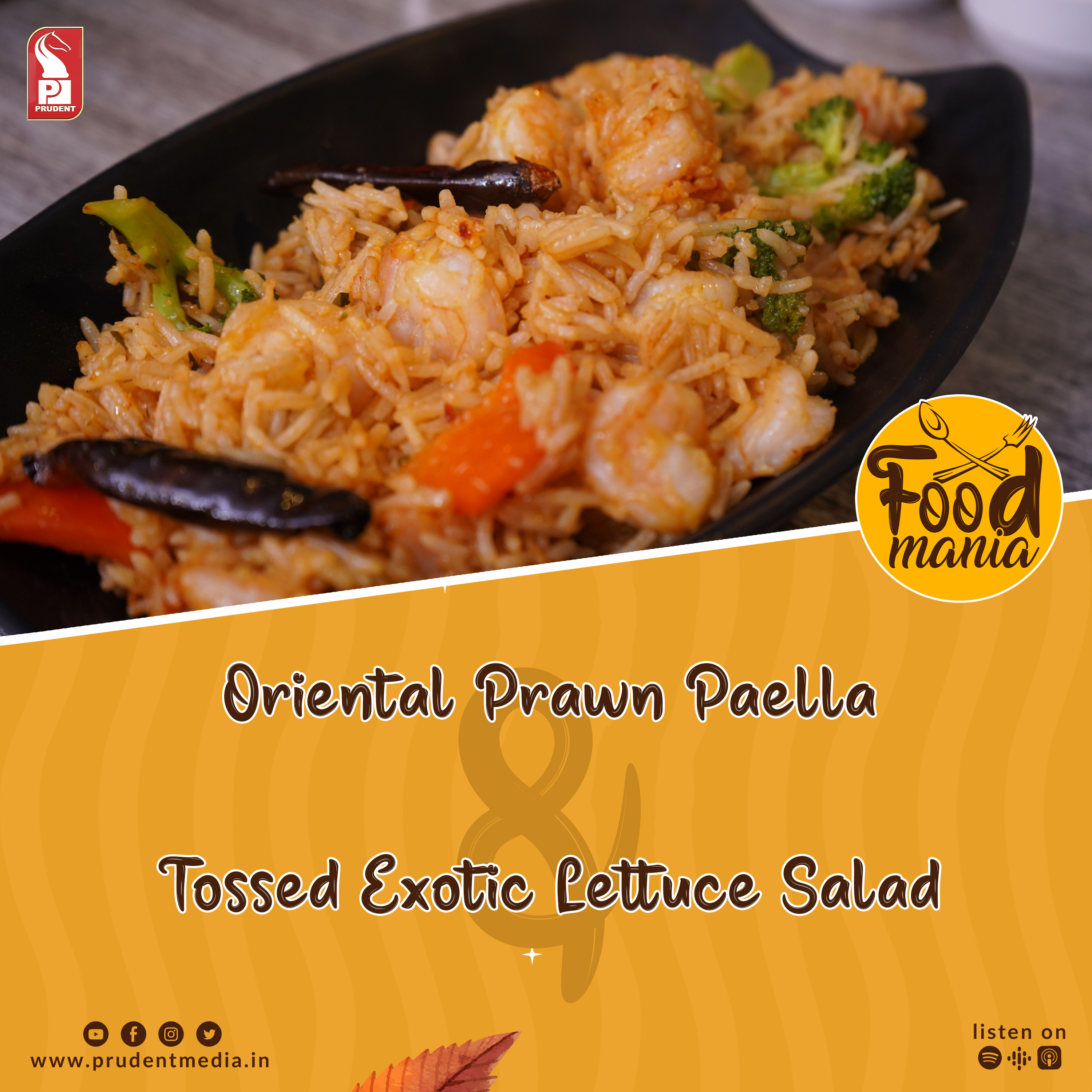 Oriental Prawn Paella & Tossed Exotic Lettuce Salad | Food Mania | S2E1 | Prudent | 191123 episode artwork