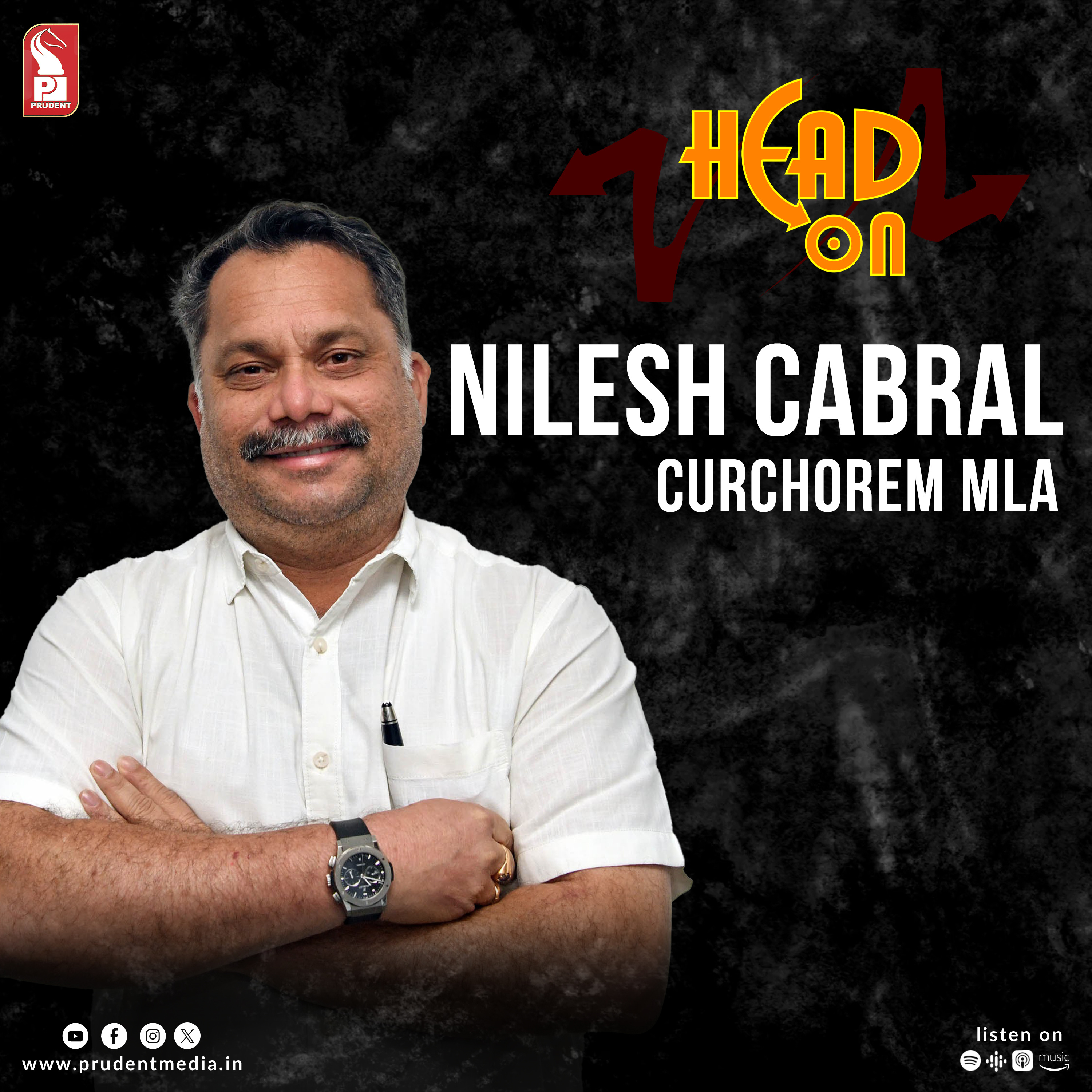 Nilesh Cabral | Curchorem MLA | Head On | Prudent | 271123 episode artwork