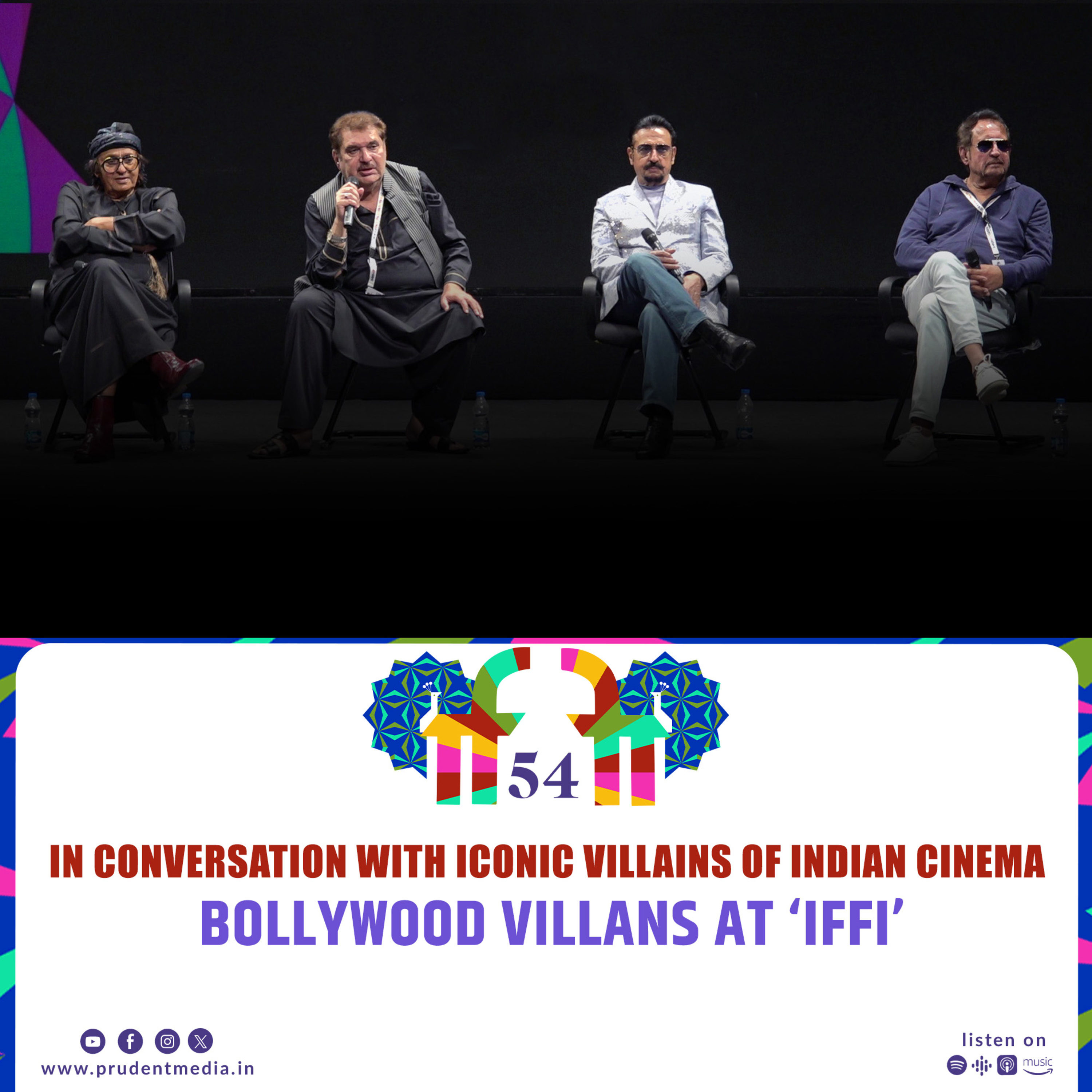 Ranjeet| Gulshan Grover | Raza Murad | Kiran Kumar | In Conversation session |The Villains | IFFI 2023 | Prudent | 281123 episode artwork